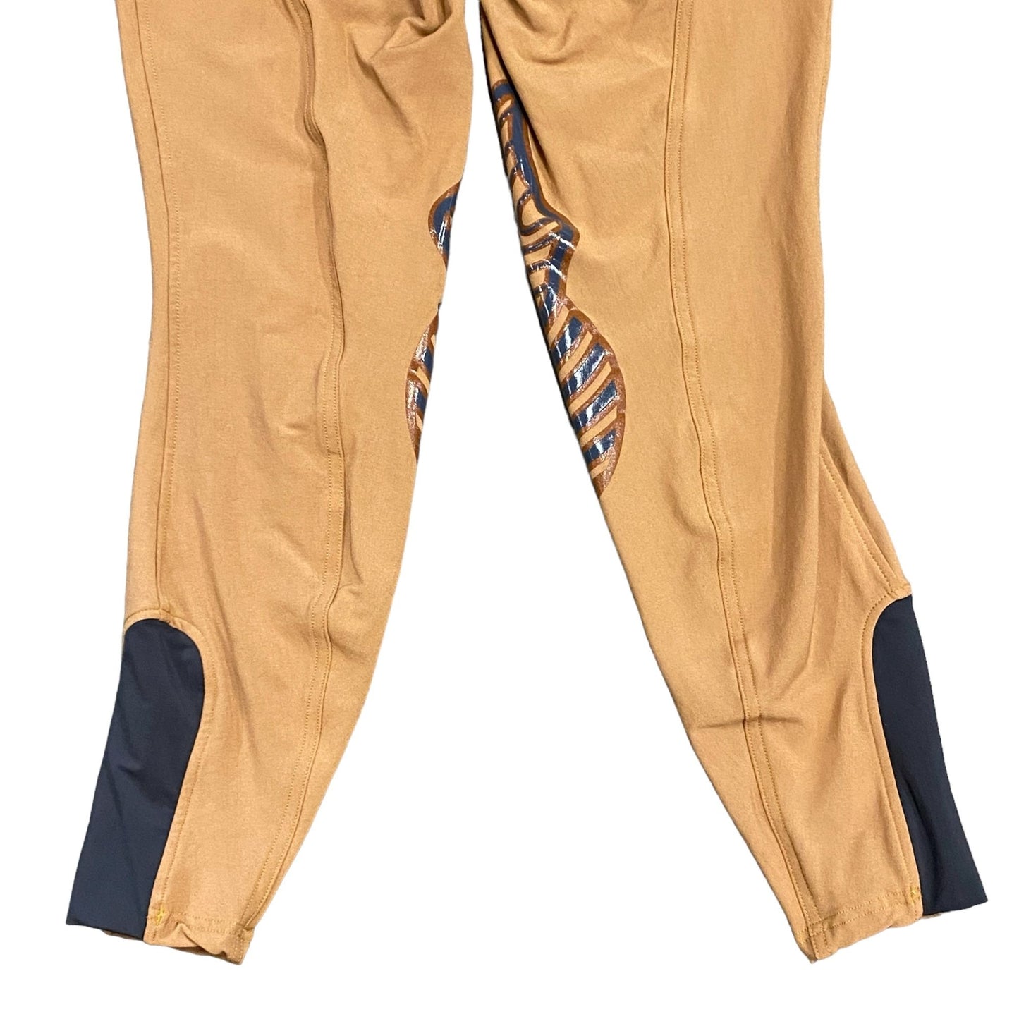 Fouganza Horseback Riding Pants Breeches Womens 28 Hazelnut Silicone Seat BR560