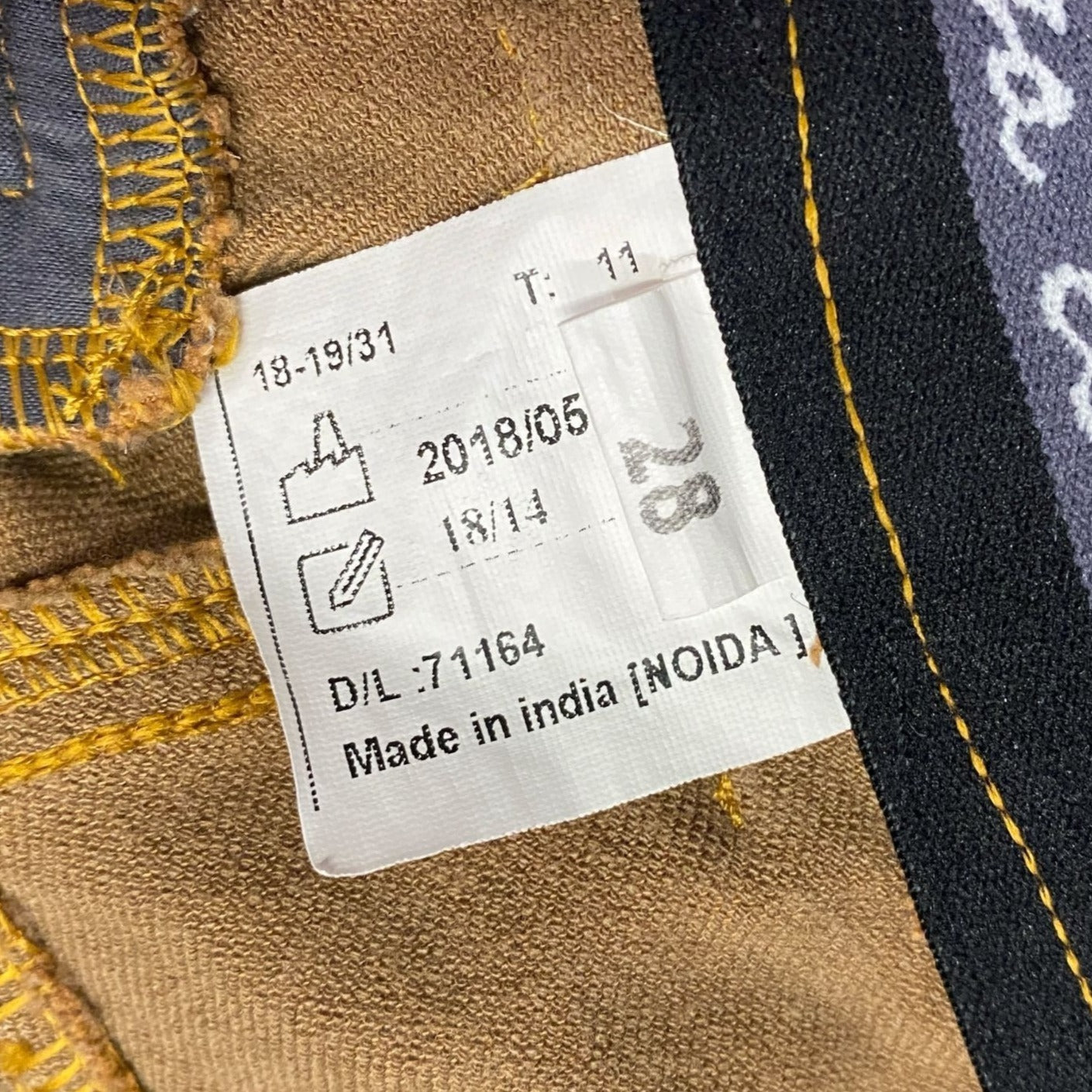 Fouganza Horseback Riding Pants Breeches Womens 28 Hazelnut Silicone Seat BR560