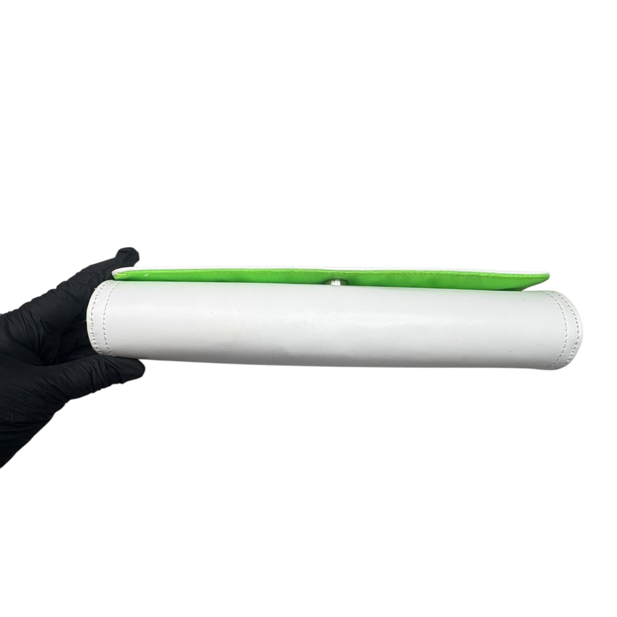 CHI Green Flat Iron Hair Straightener with White Storage Case