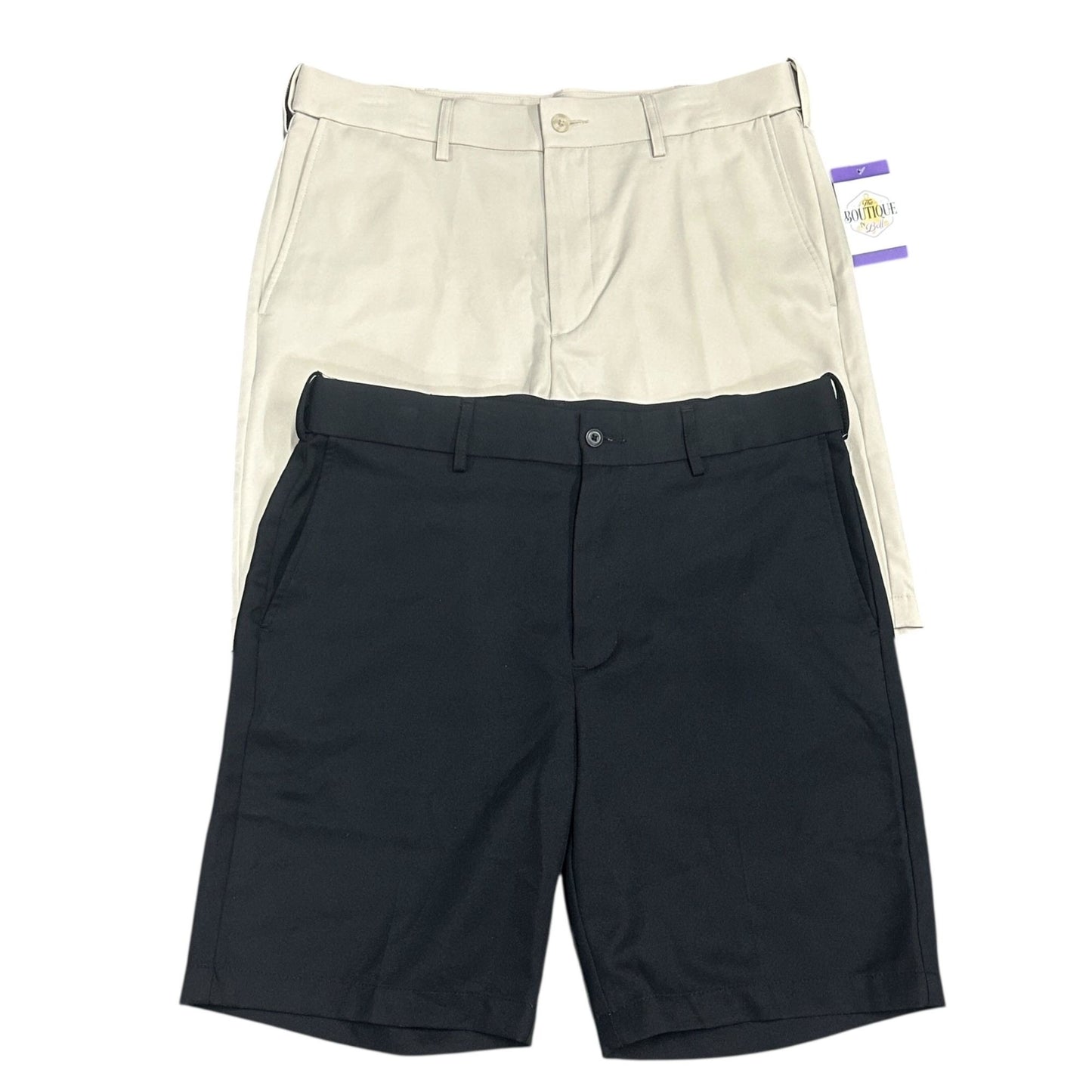 Grand Slam Mens 34 Expandable Waistband 9" Performance Golf Shorts Lot of 2