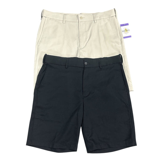 Grand Slam Mens 34 Expandable Waistband 9" Performance Golf Shorts Lot of 2