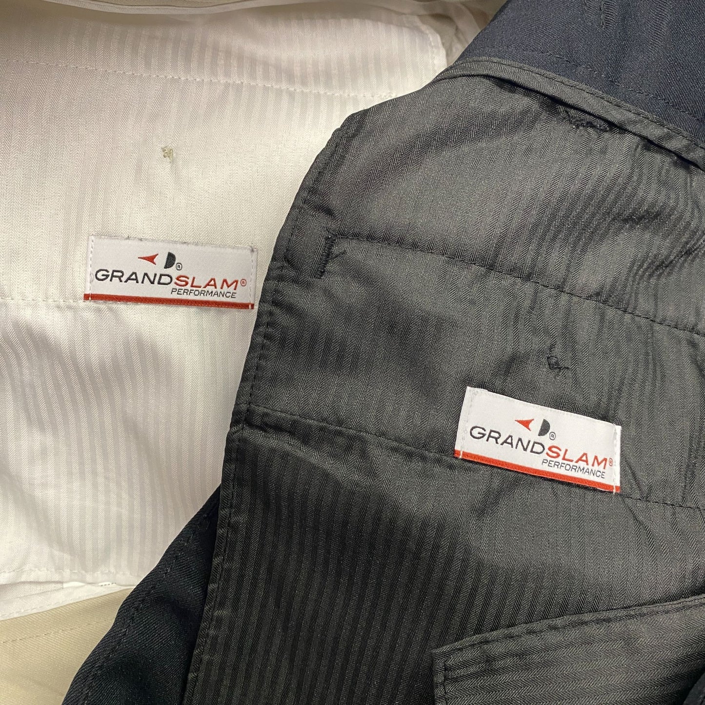 Grand Slam Mens 34 Expandable Waistband 9" Performance Golf Shorts Lot of 2