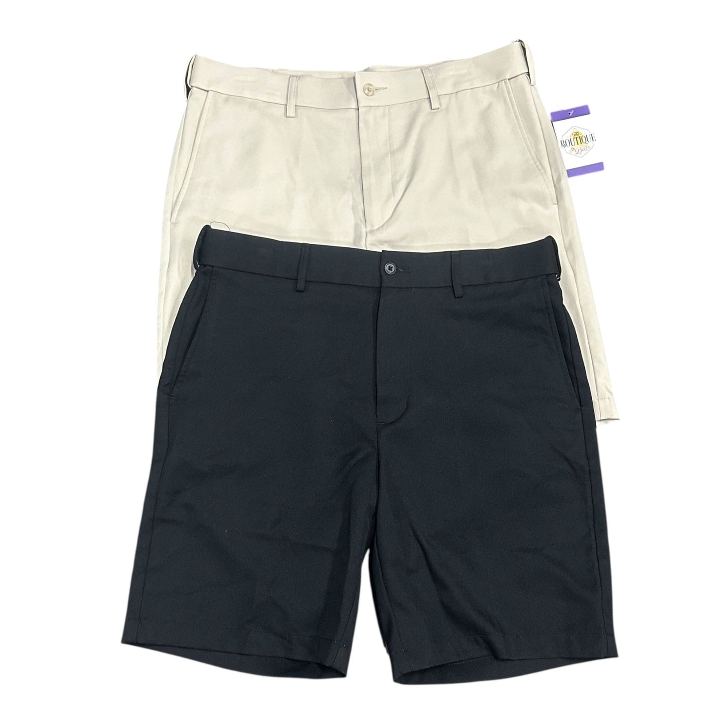 Grand Slam Mens 34 Expandable Waistband 9" Performance Golf Shorts Lot of 2