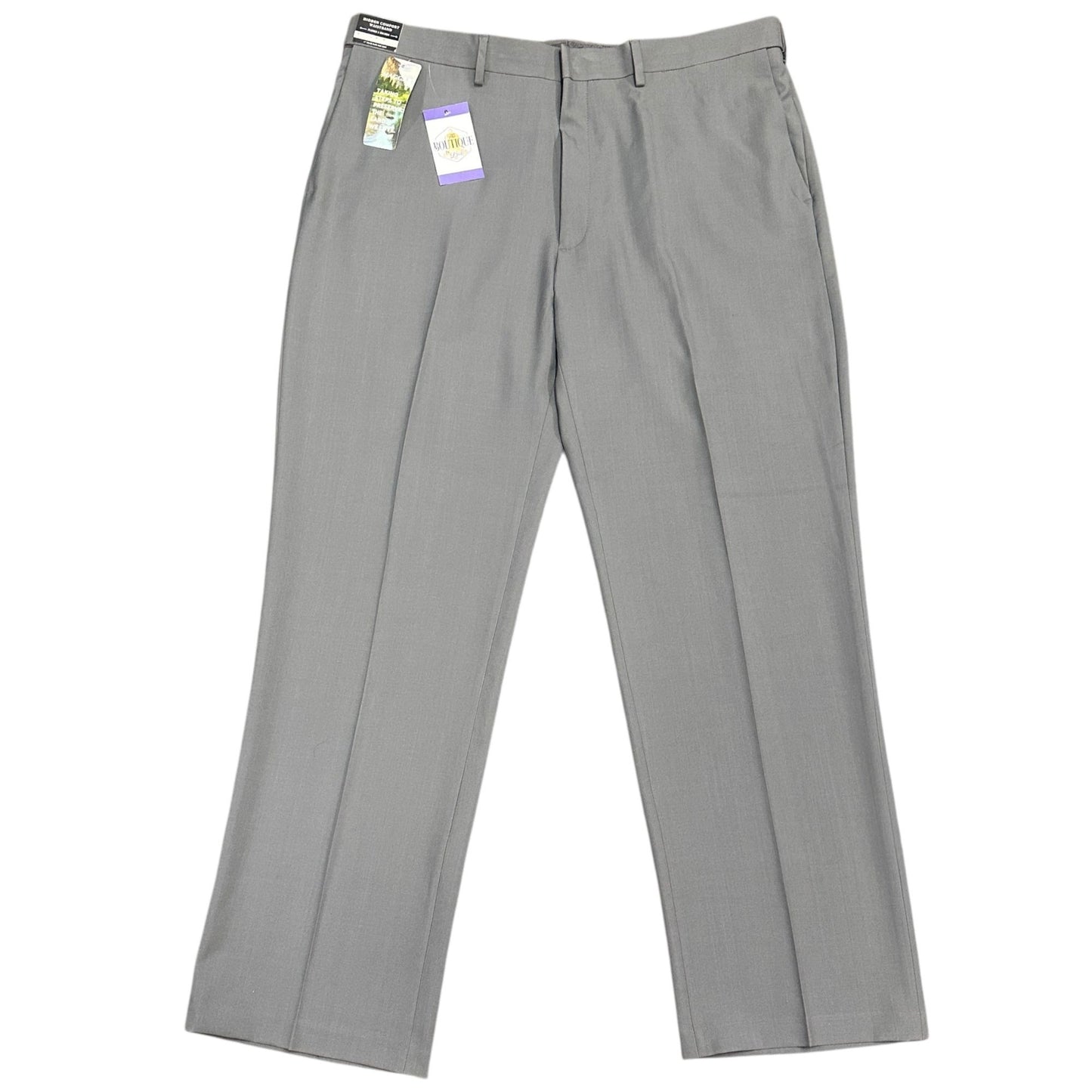 NWT Haggar 40 Premium Comfort Expandable Waist Stretch Dress Pants Wrinkle Free