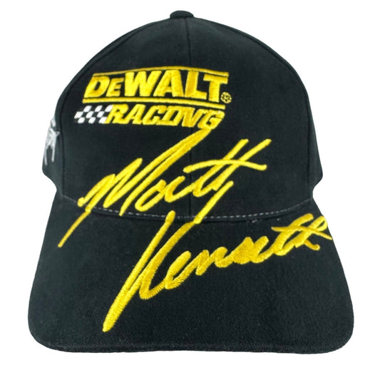 Matt Kenseth #17 Baseball Hat Cap NASCAR Dewalt Roush Racing Embroidered Black