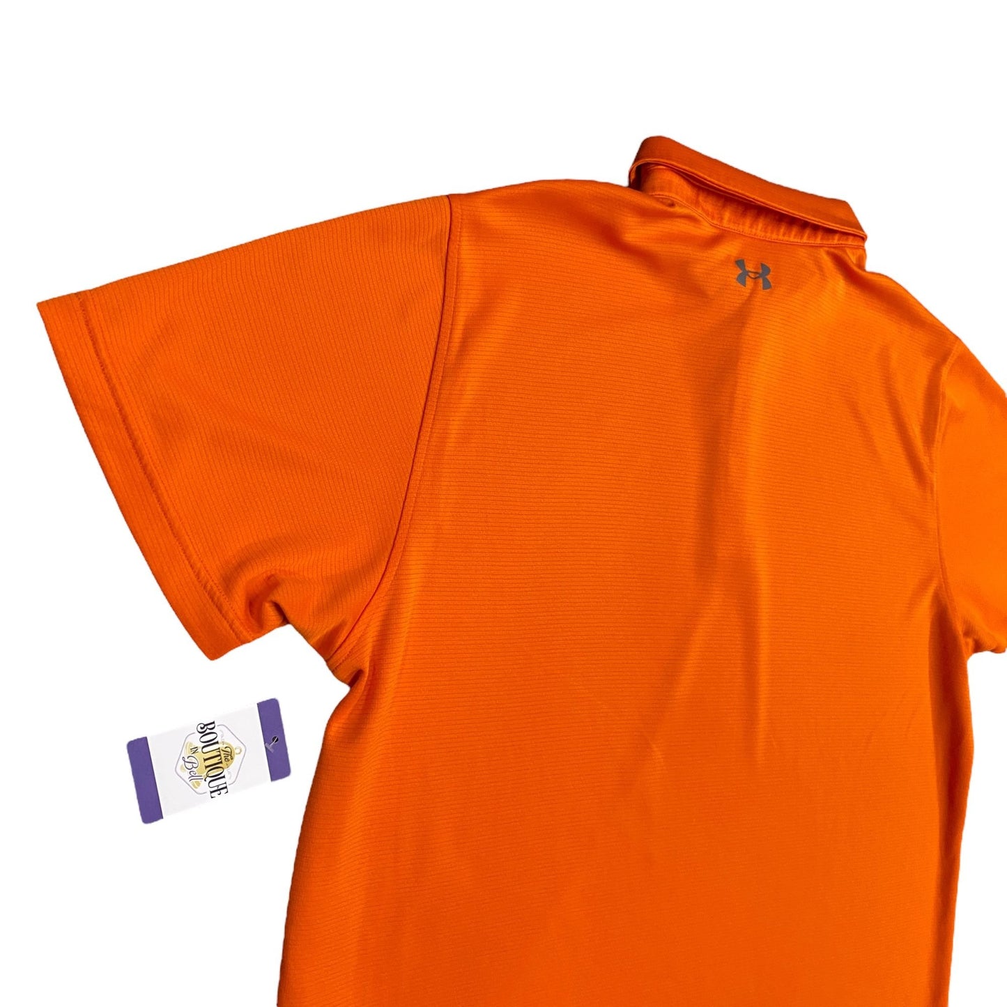 Under Armour Mens 3XL Orange Golf Polo Shirt Performance Short Sleeve Stretch