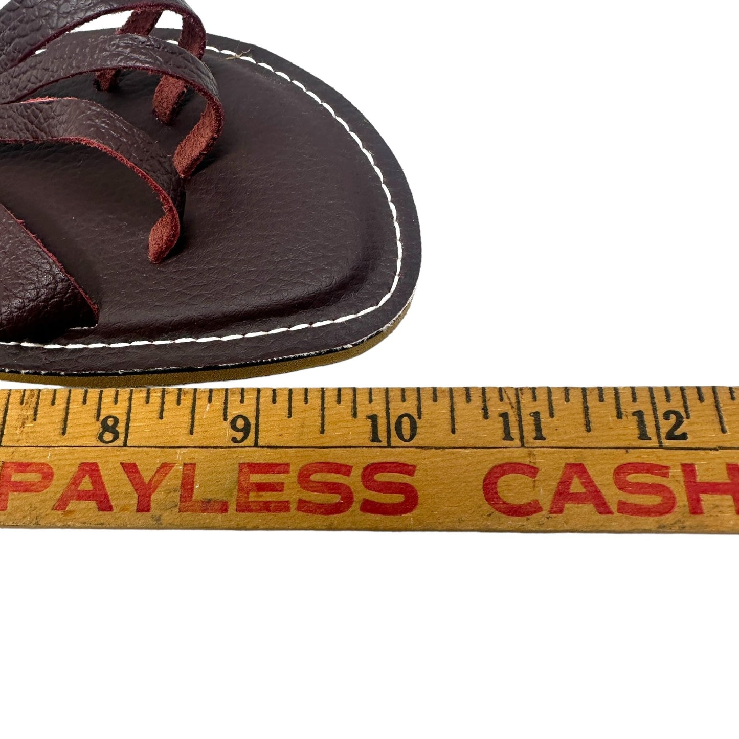 Kino Sandals Womens 10 Brown Leather Slingback Strappy Shoes Made in Key West FL