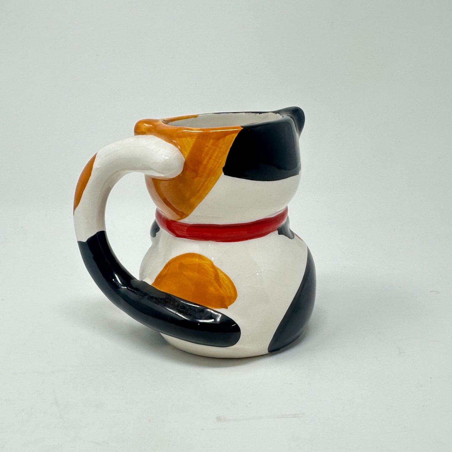 3D Calico Cat Surprise Mouse Inside Ceramic Tea Cup Coffee Mug Pier 1 Imports