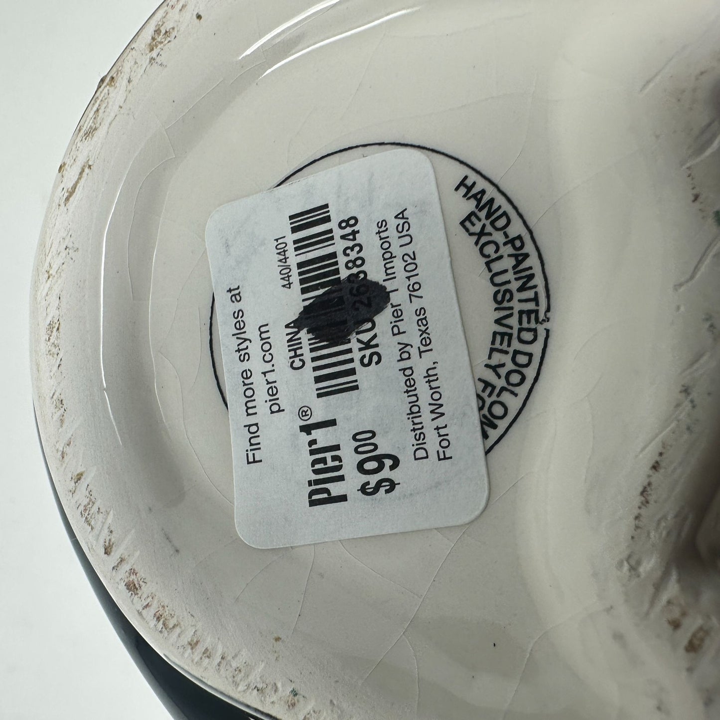 3D Calico Cat Surprise Mouse Inside Ceramic Tea Cup Coffee Mug Pier 1 Imports