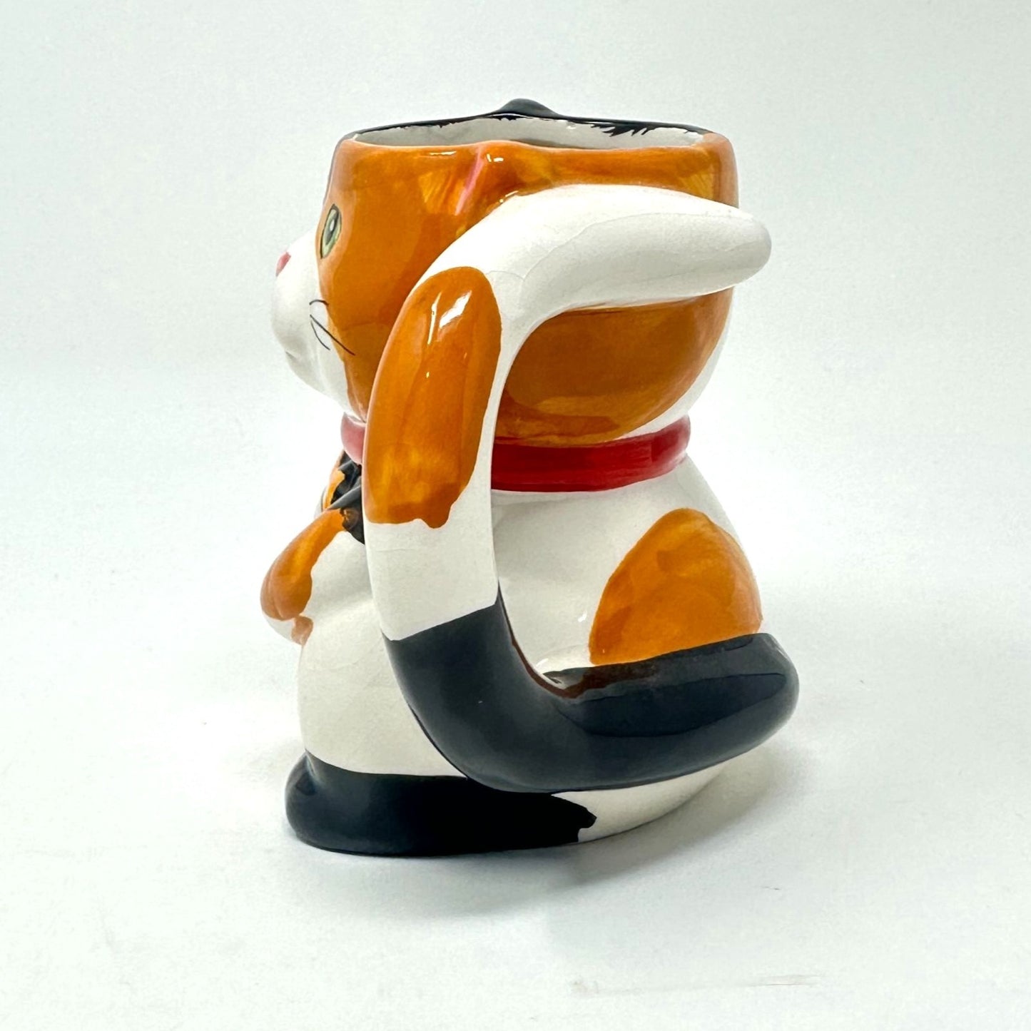 3D Calico Cat Surprise Mouse Inside Ceramic Tea Cup Coffee Mug Pier 1 Imports