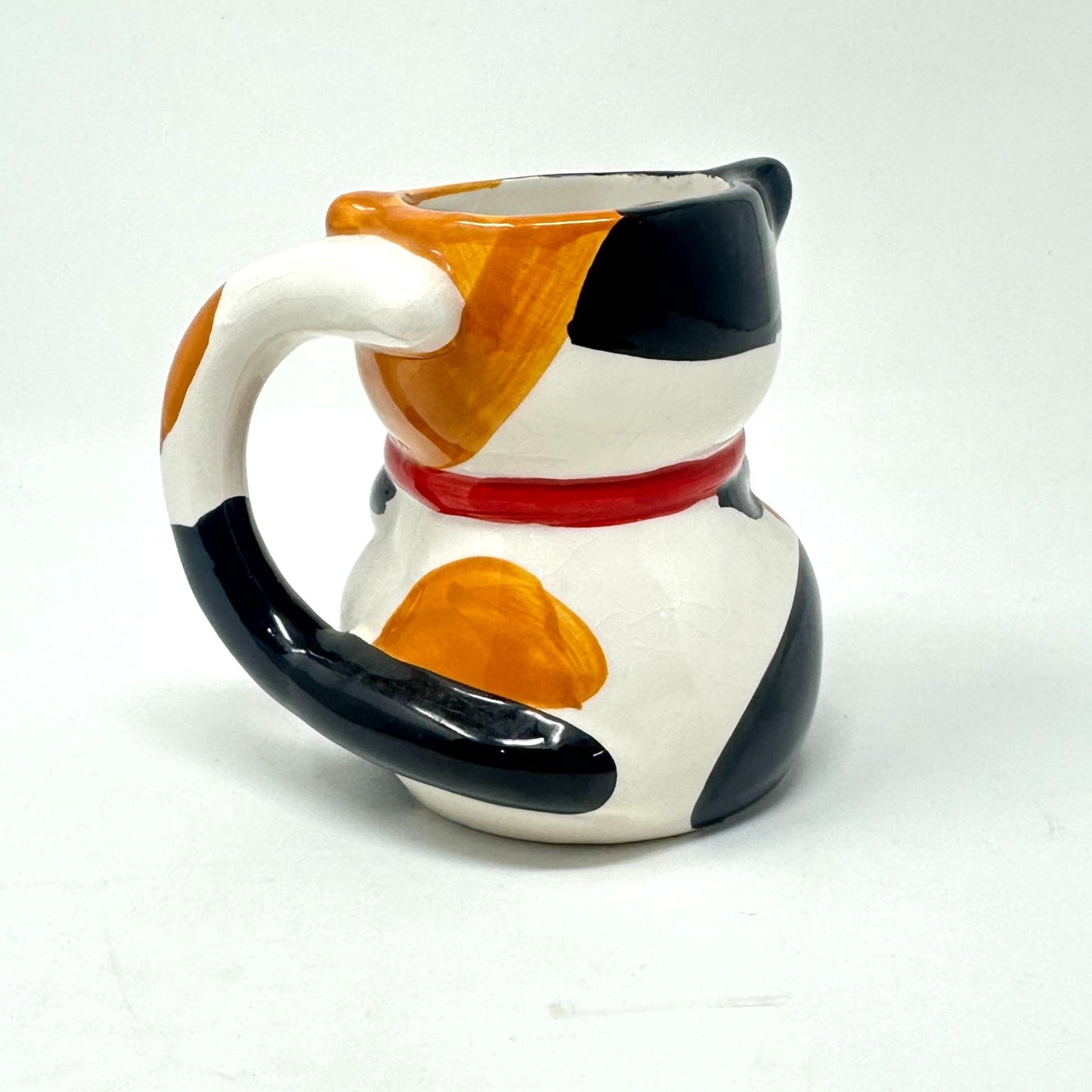 3D Calico Cat Surprise Mouse Inside Ceramic Tea Cup Coffee Mug Pier 1 Imports