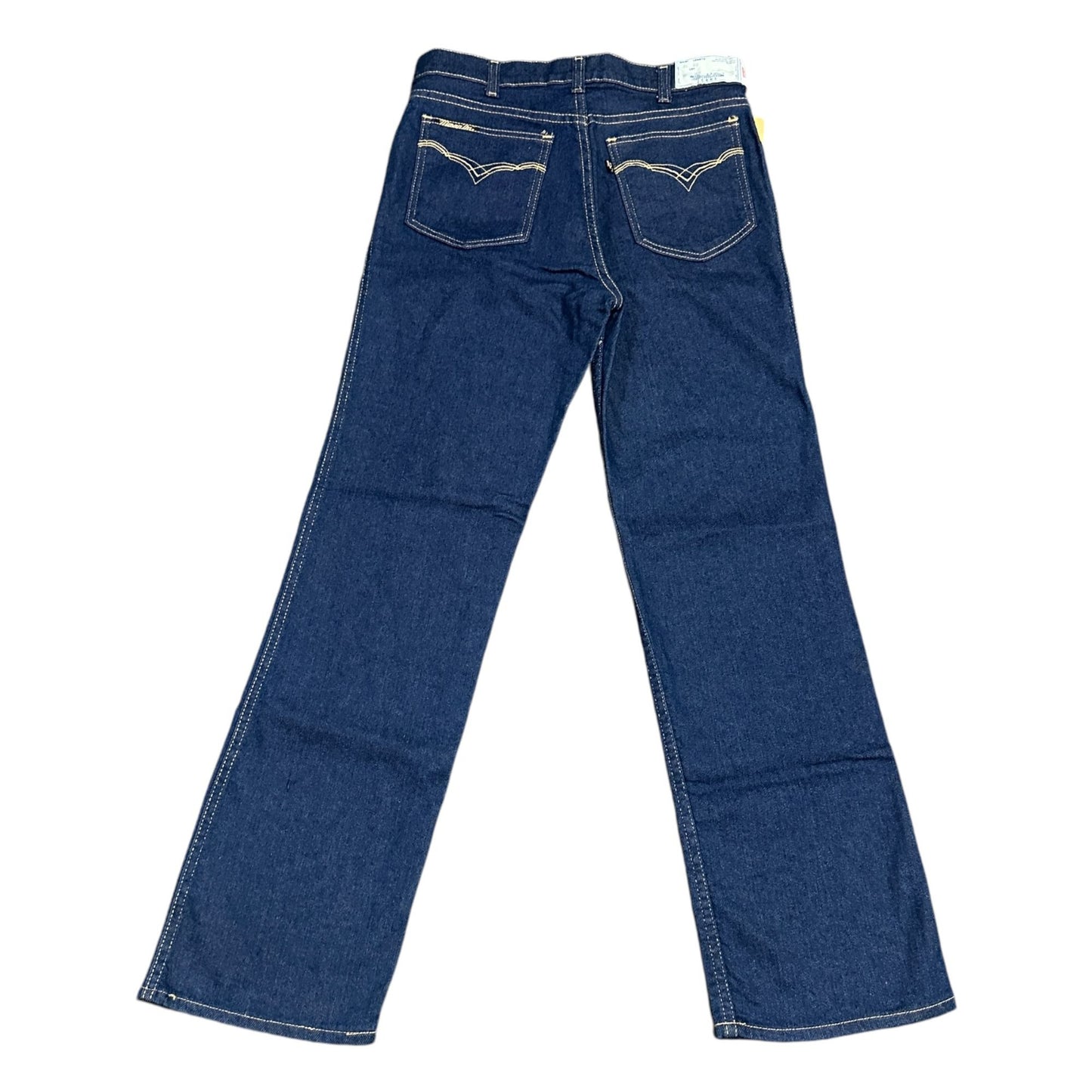 Vtg 70s Levis Movin On Jeans Stretch Denim High Rise Dark Wash 31x30 USA NEW