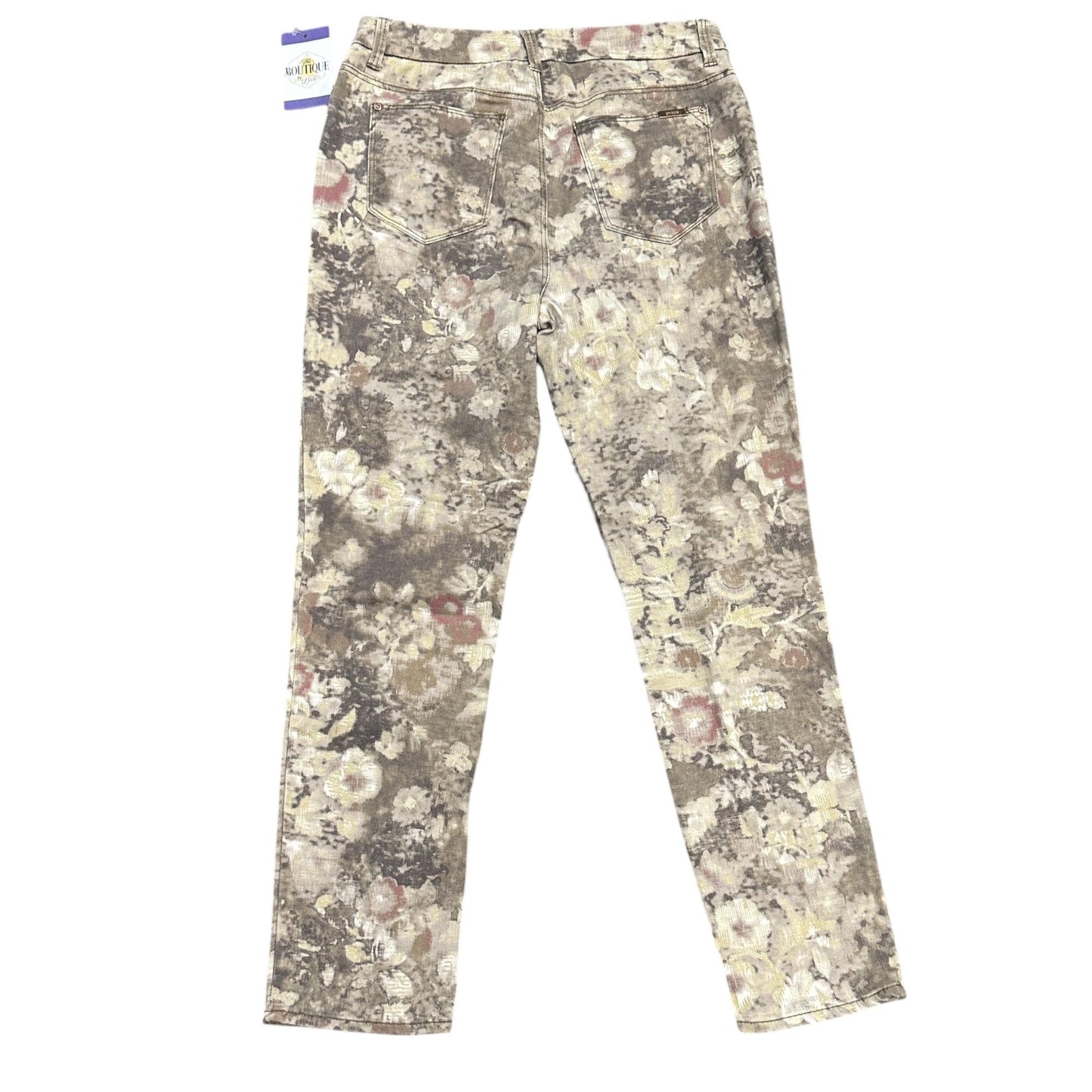 Chicos 0.5 So Slimming Girlfriend Ankle Jeans Floral Nonnacore Soft Girl Small