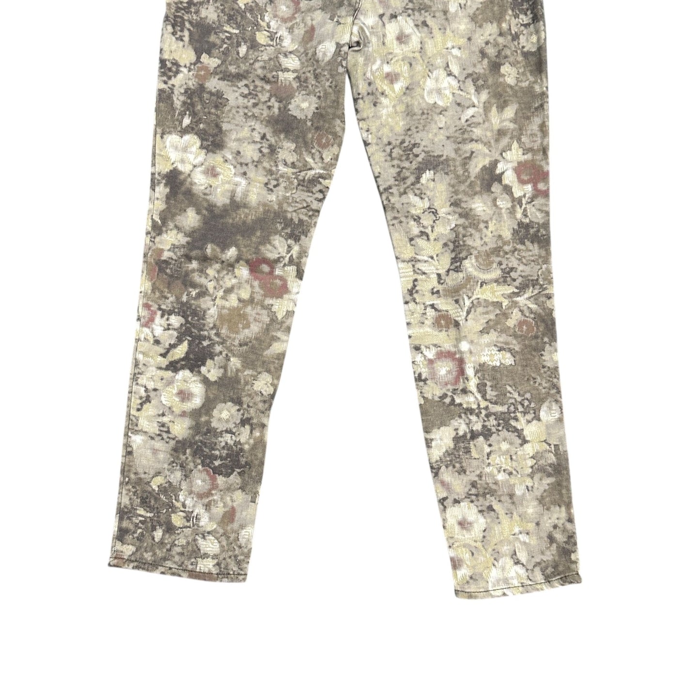 Chicos 0.5 So Slimming Girlfriend Ankle Jeans Floral Nonnacore Soft Girl Small