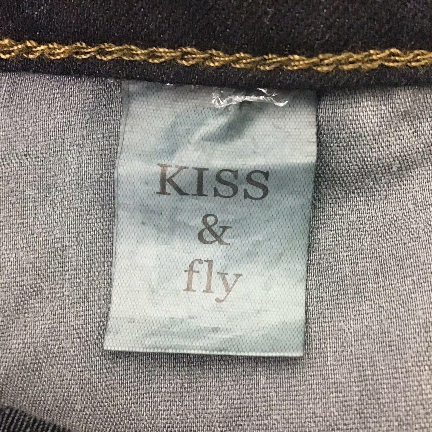 NWT Kiss & Fly Rosee 17/18 Skinny Jeans Stretch Dark Wash 5 Pocket Straight Leg