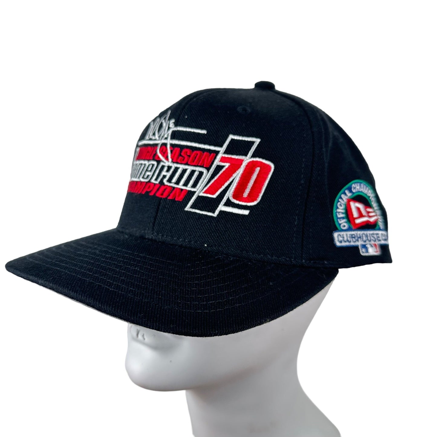 Mark McGuire Snapback Hat New Era Home Run Champion Clubhouse Cap Black
