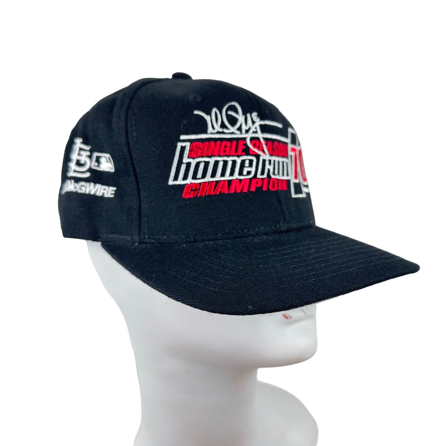 Mark McGuire Snapback Hat New Era Home Run Champion Clubhouse Cap Black