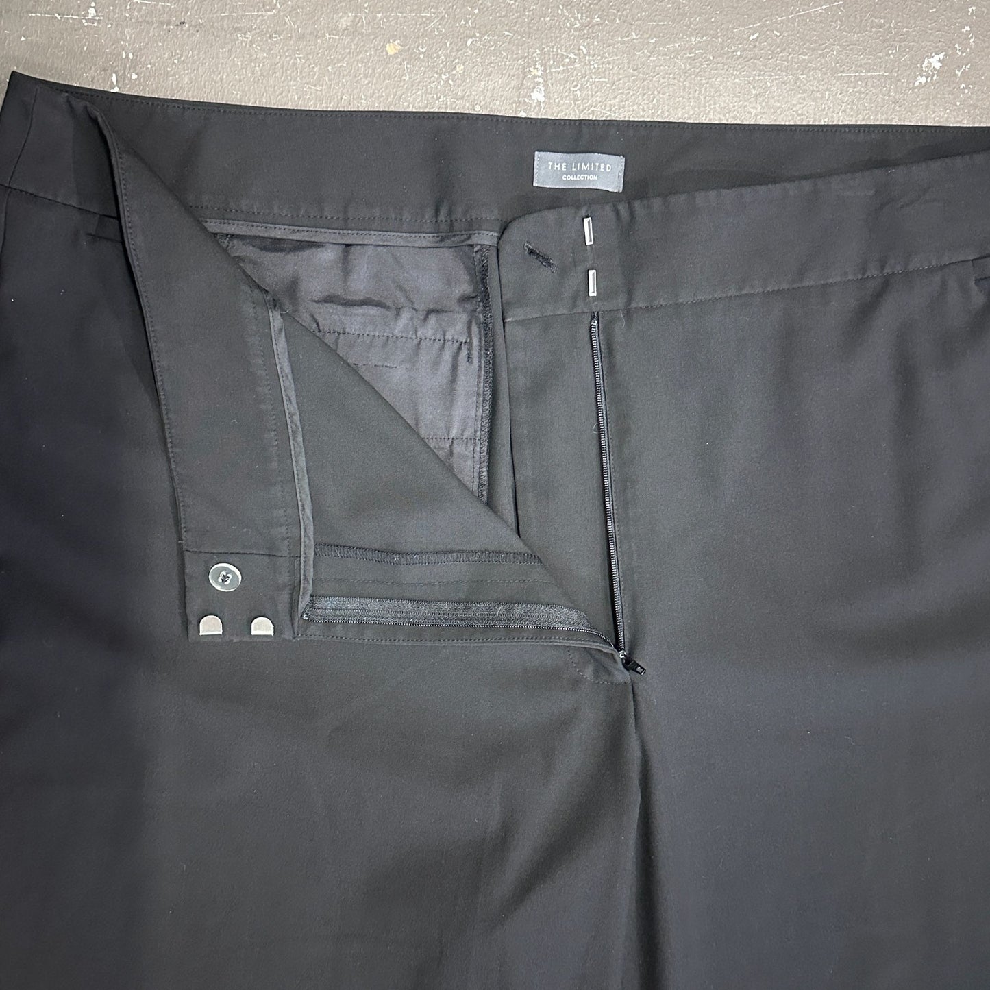 The Limited Collection Plus Size 20W Black Slim Fit Stretch Dress Pants Office