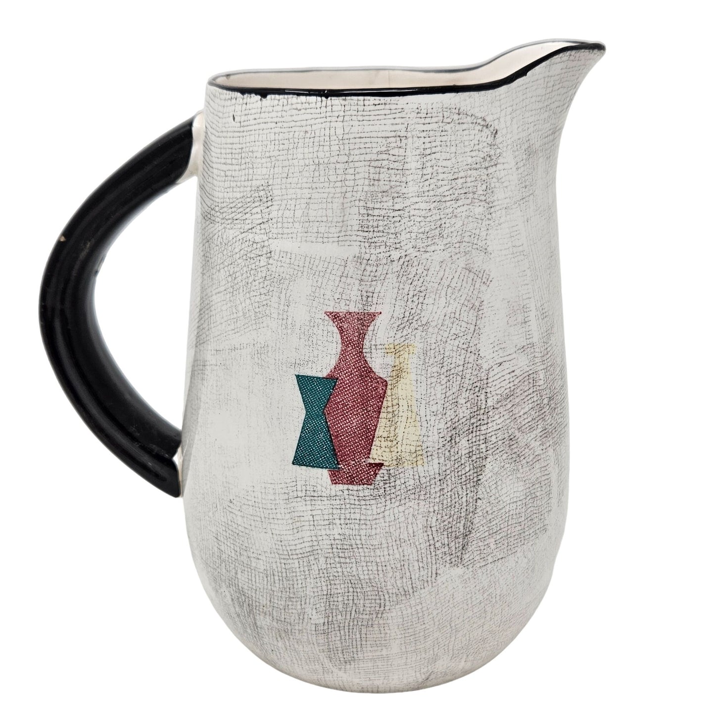 Vintage Royal Sealy Ceramic Capri Pitcher Drinkware 1960s Japan Cottagecore MCM