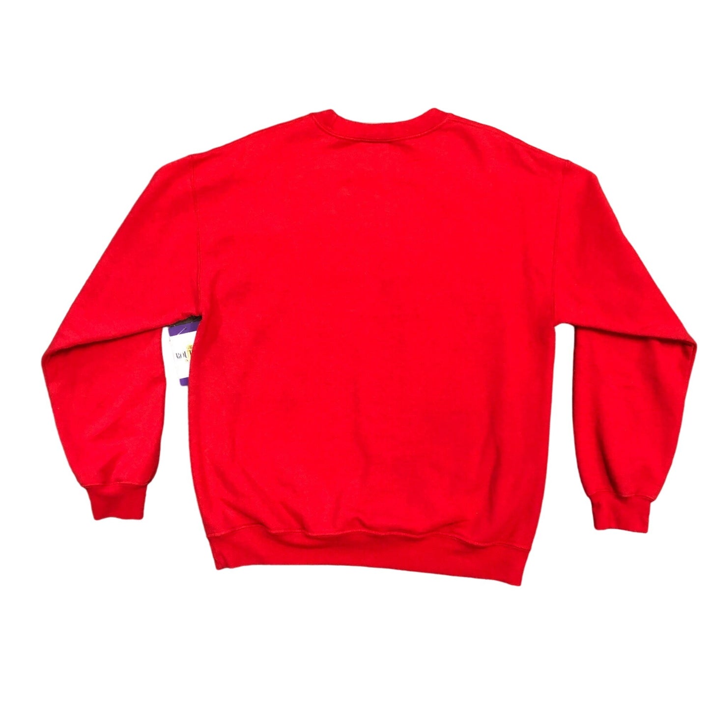 Xmas Novelty Sweatshirt "Don't Hate on my Christmas Music" Holiday Gildan M Red