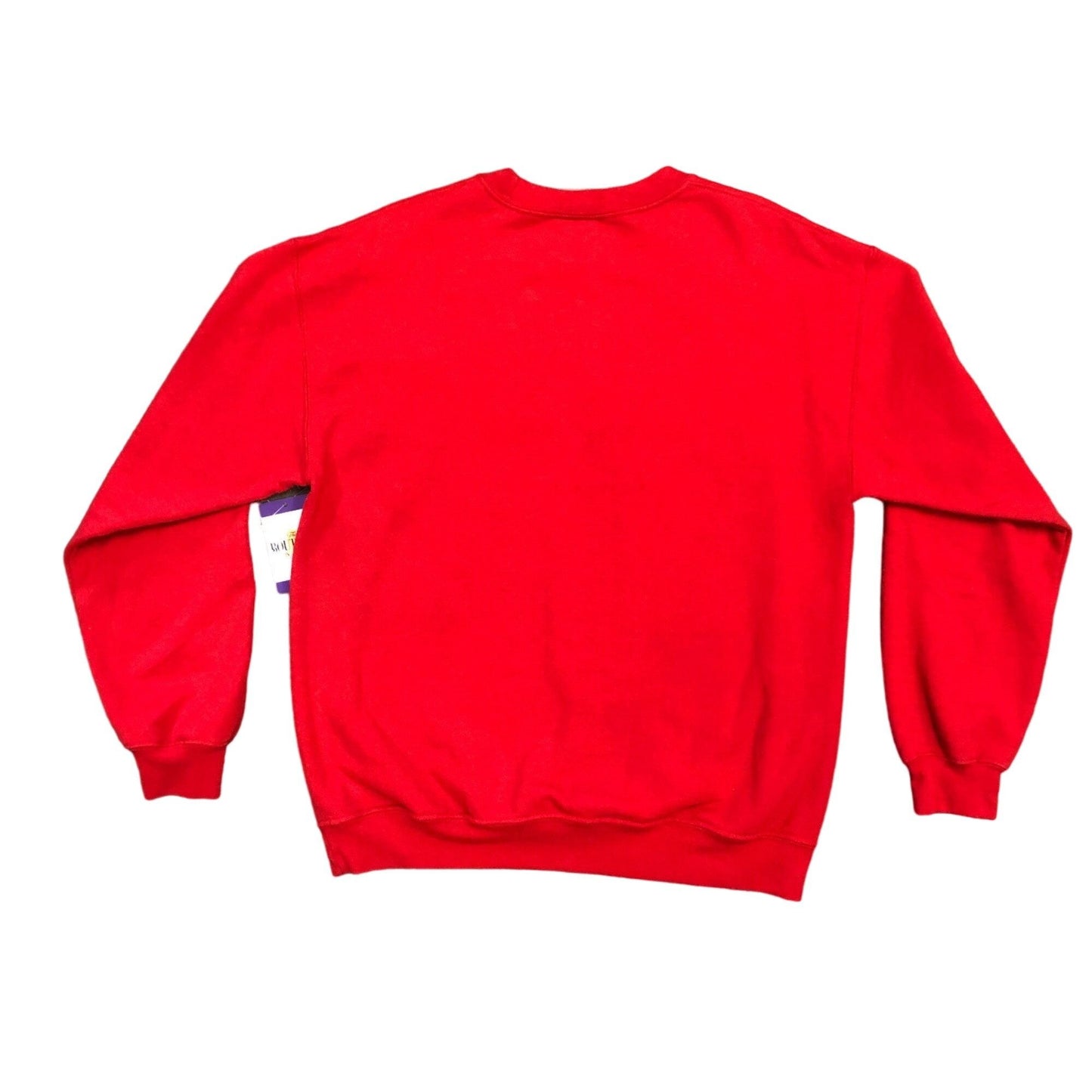 Xmas Novelty Sweatshirt "Don't Hate on my Christmas Music" Holiday Gildan M Red