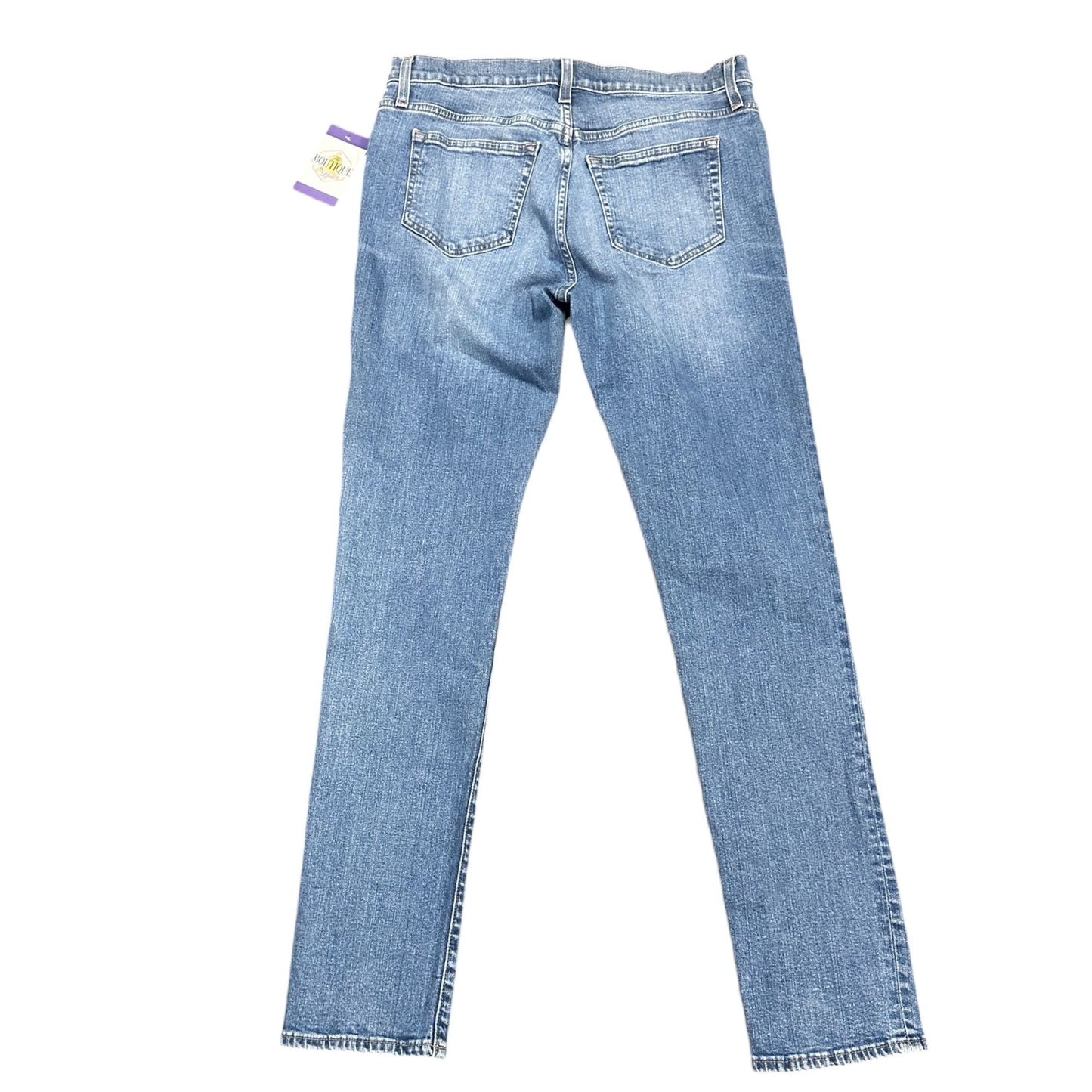 J Crew Slim Fit Flex Straight Leg Jeans Light Wash Faded Denim Mens 30x32 K7751