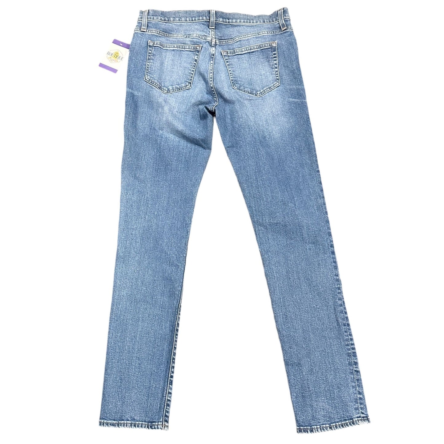 J Crew Slim Fit Flex Straight Leg Jeans Light Wash Faded Denim Mens 30x32 K7751