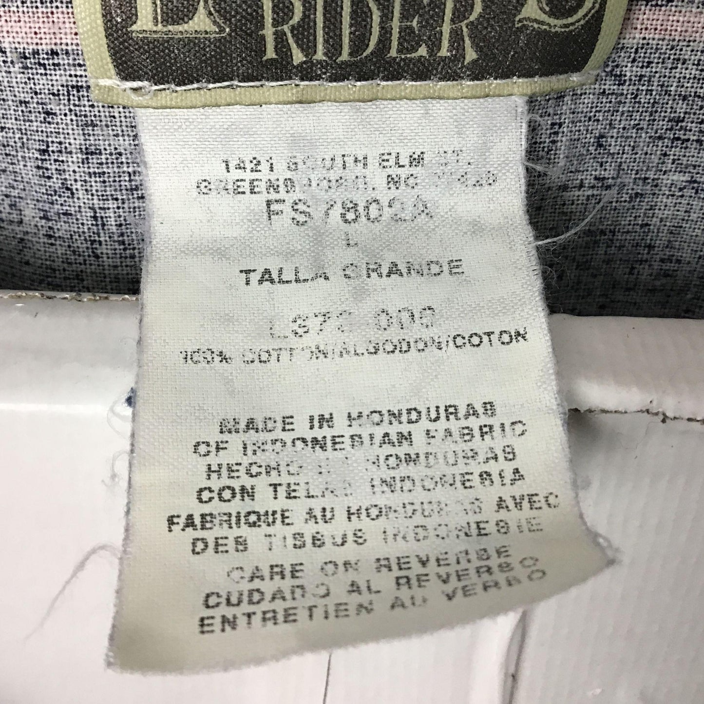 Vtg Express Rider Western Shirt Button Up Striped Long Sleeve Collared Mens L