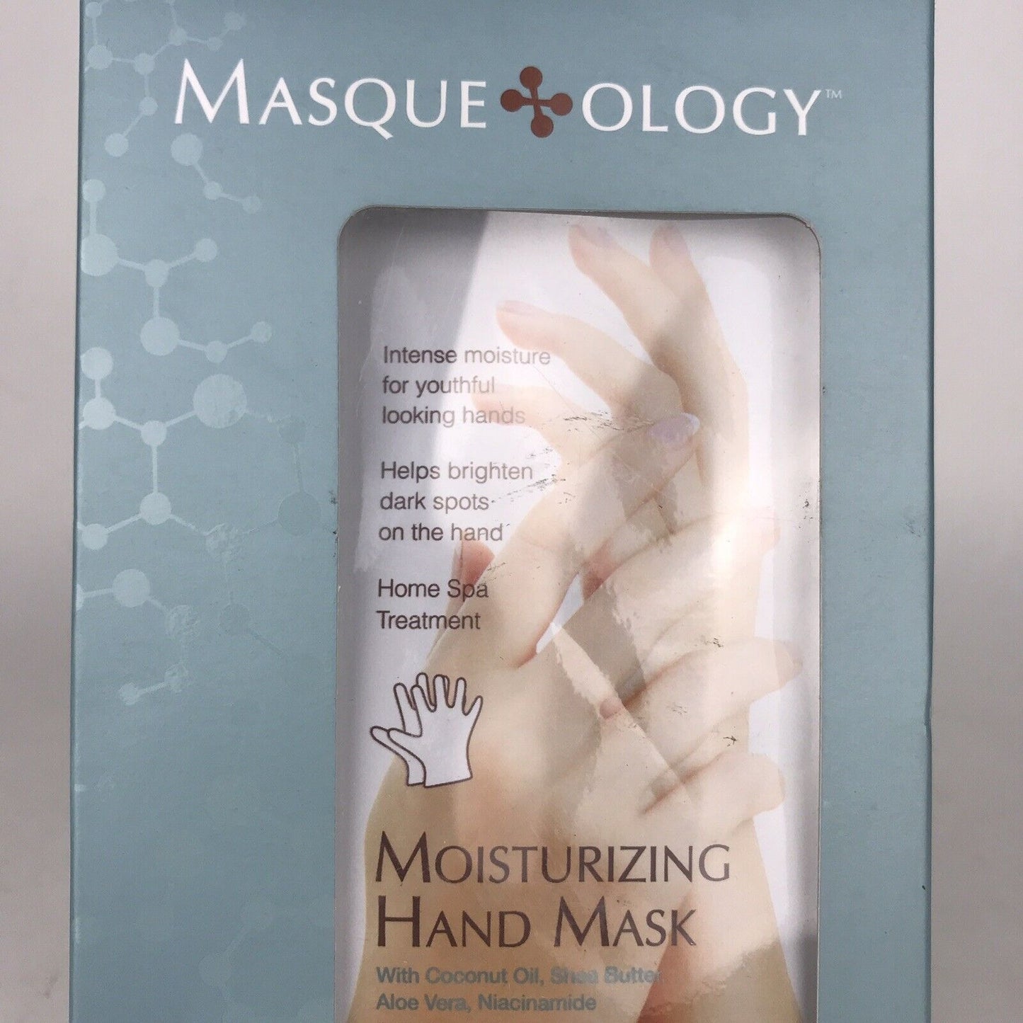 Masqueology Moisturizing Hand Masks 0.6 oz - 3 Count Home Spa Treatment - 3 Pack