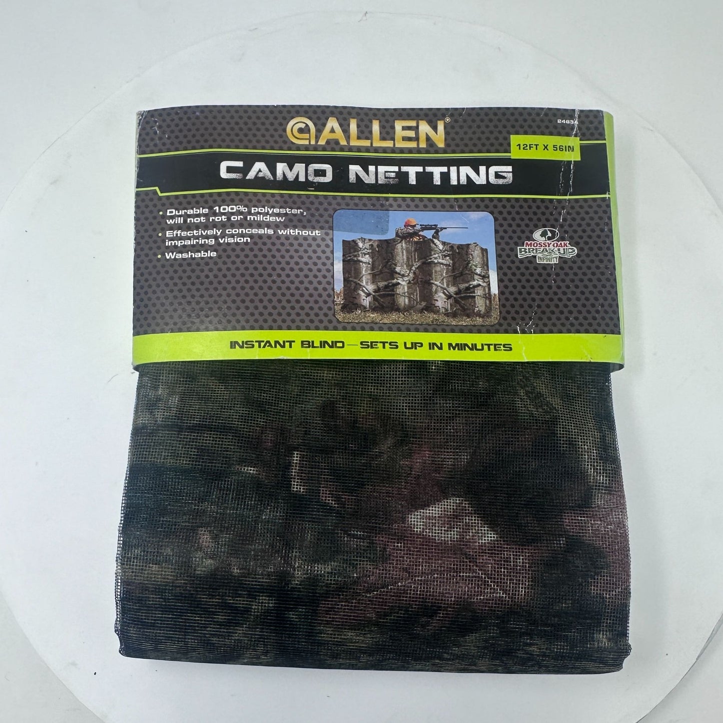 Allen Camo Netting 12Ft X 56In Mossy Oak Break-Up Infinity Washable Hunting