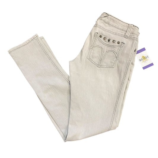 Tripp NYC Daang Goodman Skinny Jeans Juniors 5 Gray Grunge Punk Goth Y2K Vintage