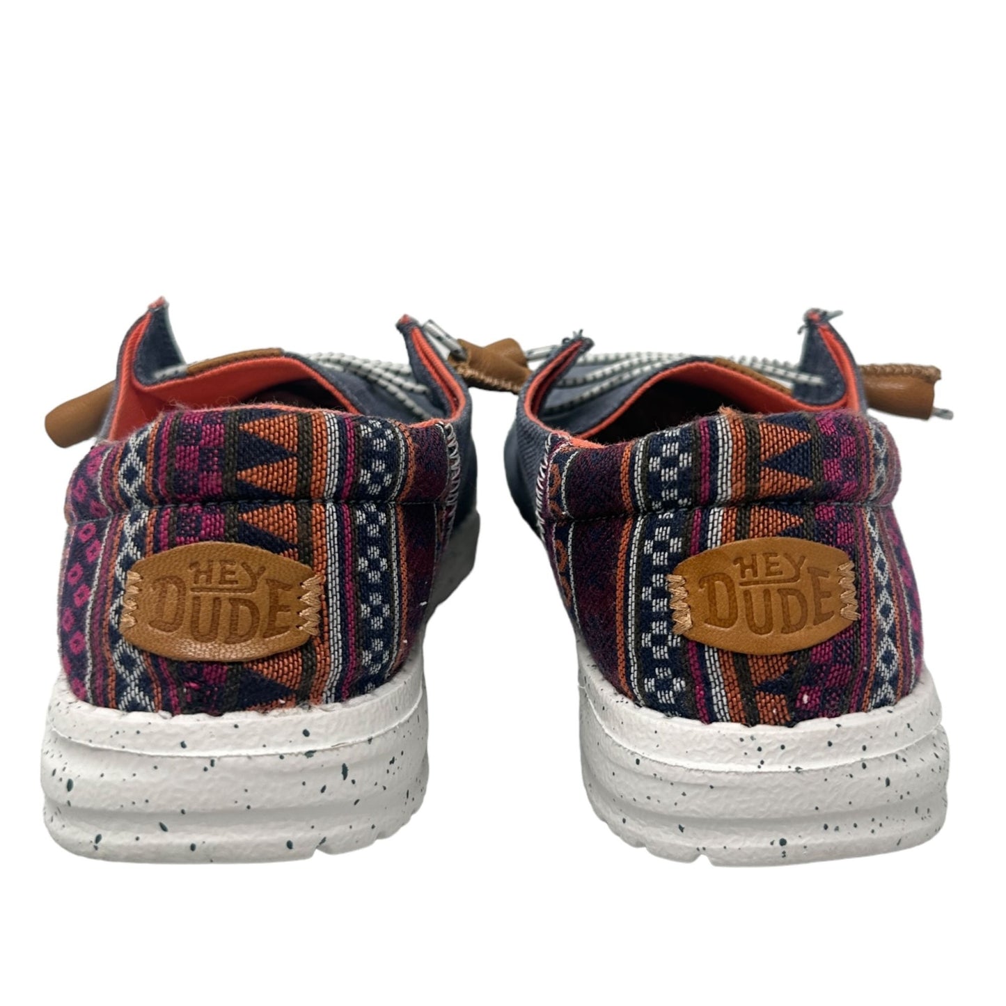 Hey Dude Wendy Funk Baja Womens 7 Boat Shoes Deck Casual Canvas Comfort