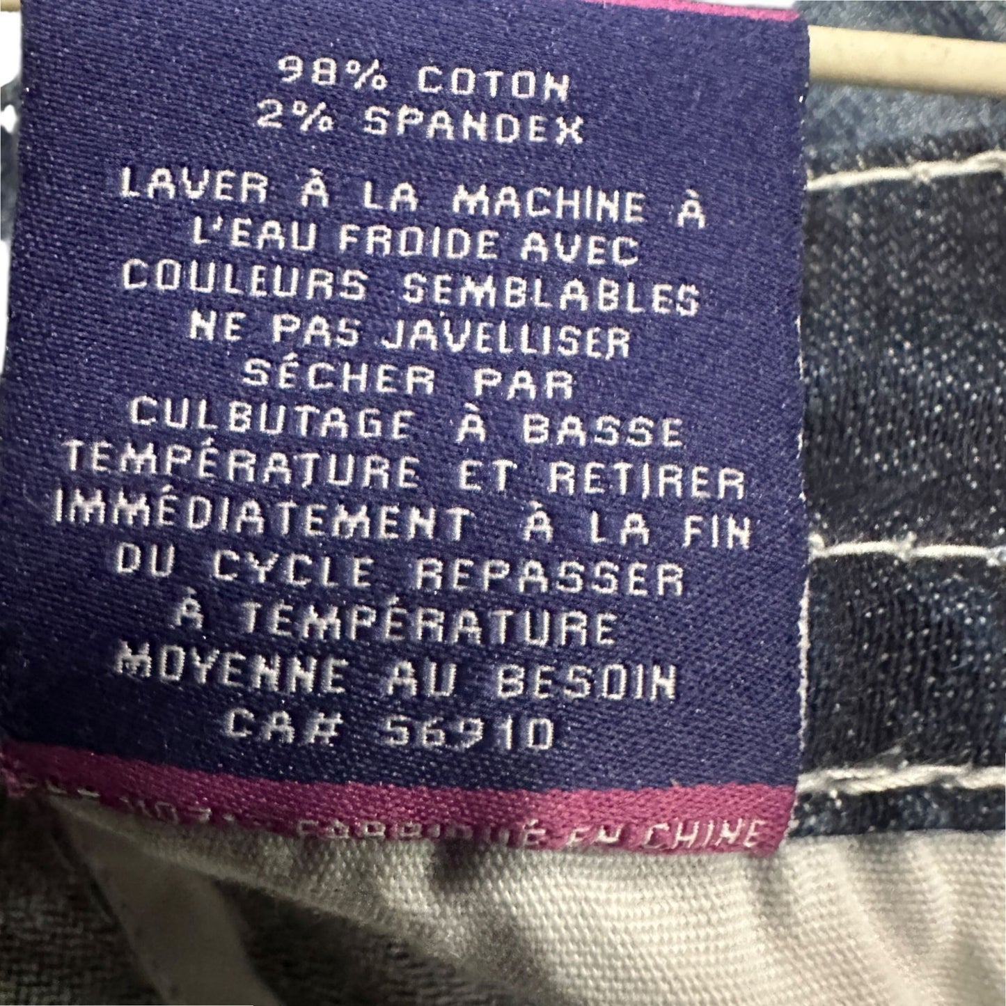 Vigoss Dublin Bootcut  Jeans Juniors 15 Thick Stitch Rhinestone Embroidered Glam