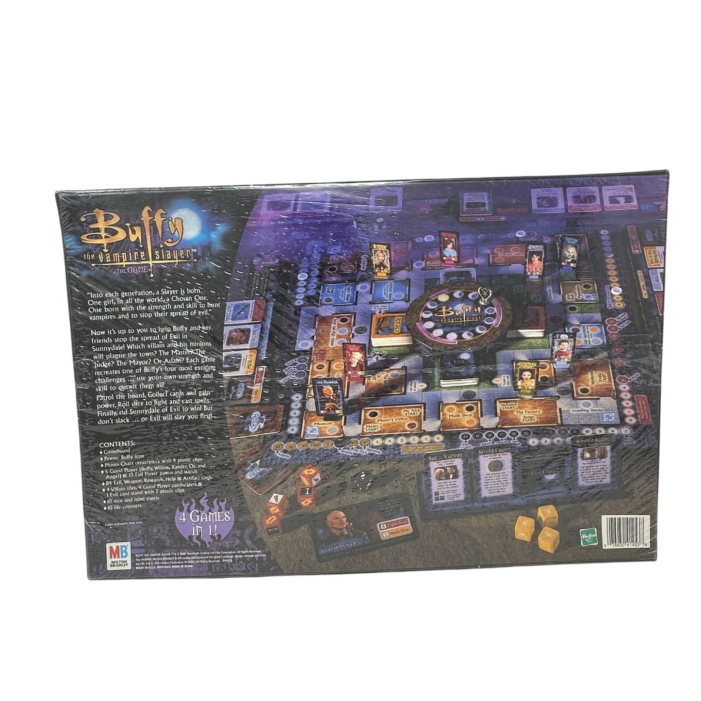 Buffy The Vampire Slayer Board Game Sealed Vintage 2000 MB Games Ages 12+