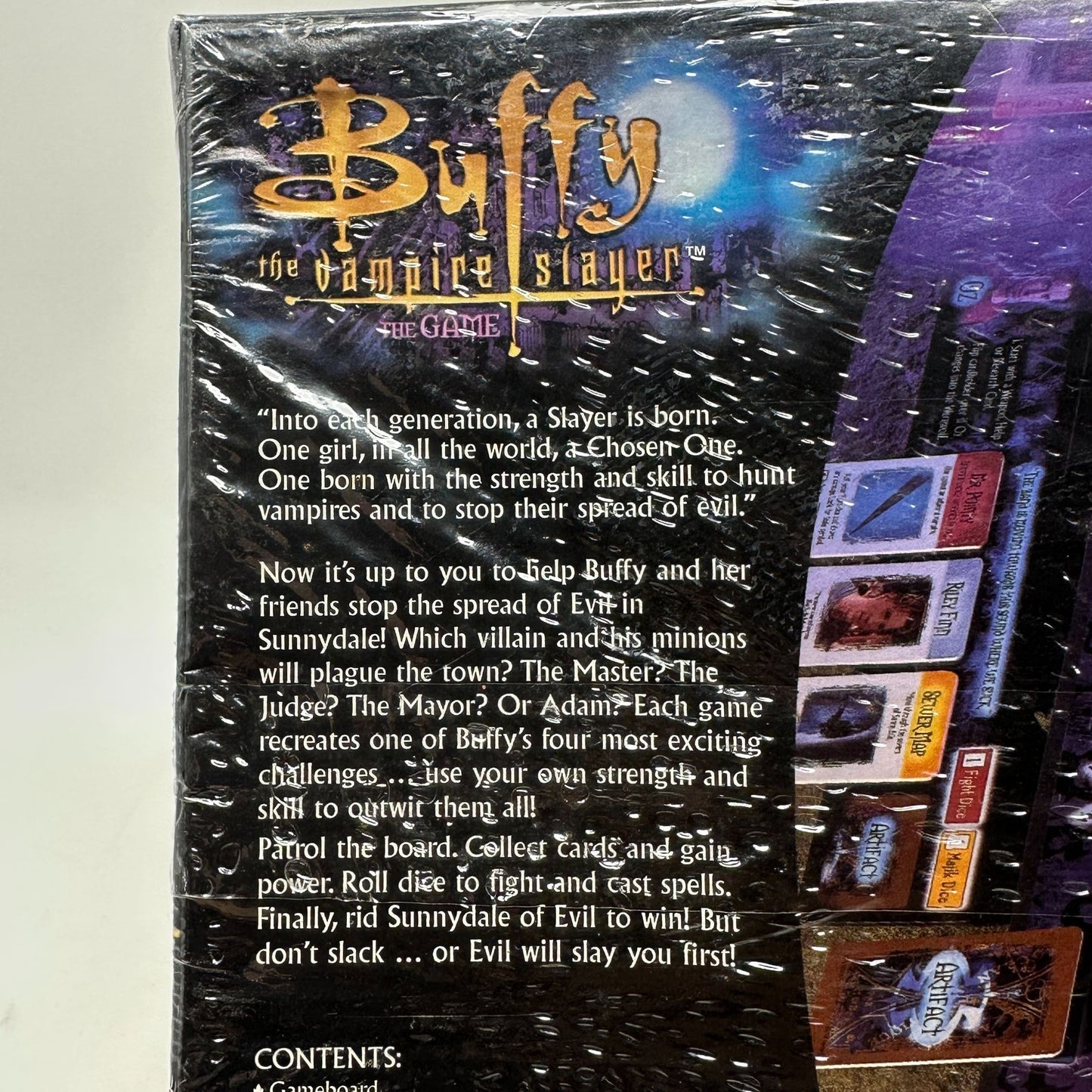Buffy The Vampire Slayer Board Game Sealed Vintage 2000 MB Games Ages 12+