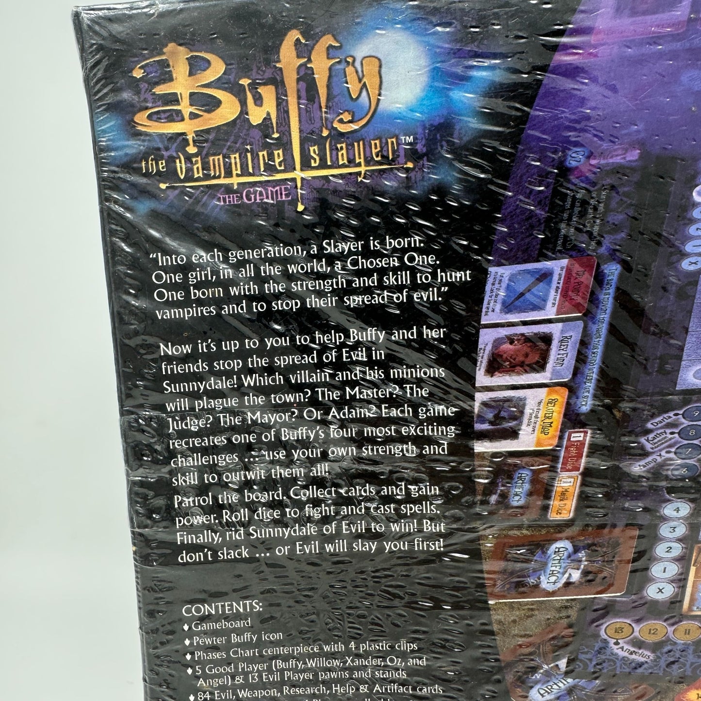 Buffy The Vampire Slayer Board Game Sealed Vintage 2000 MB Games Ages 12+
