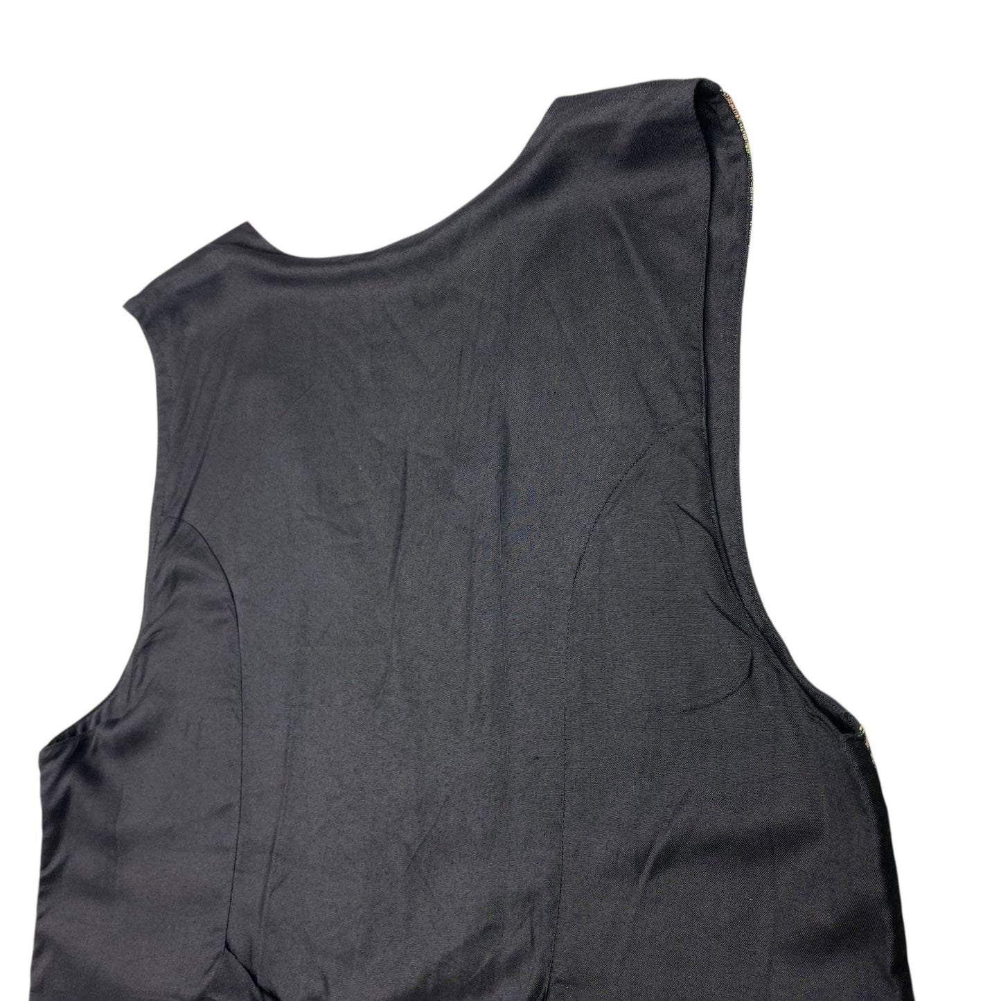 Thums Up Tapestry Vest Mens L Button Front Adjustable Tailored Aztec Grandpa NWT