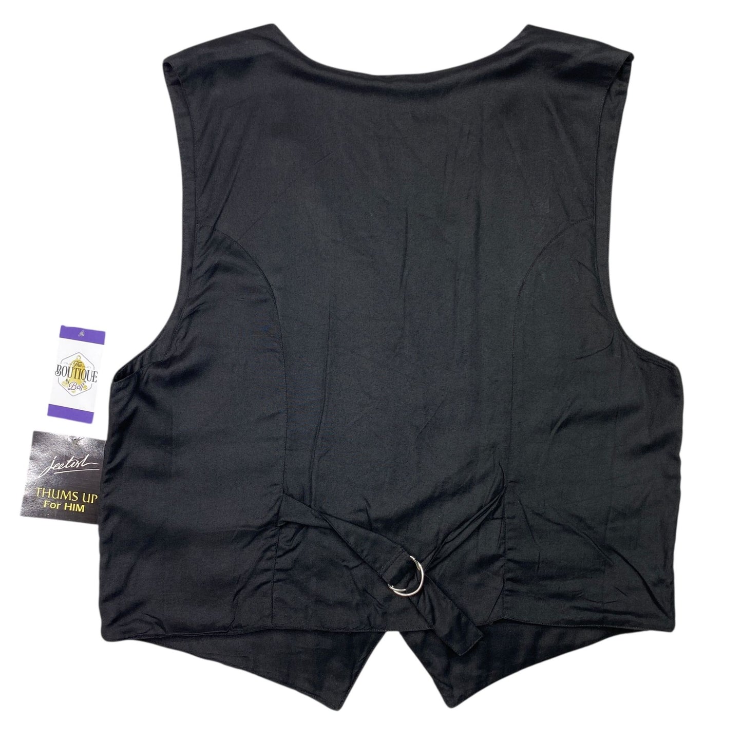 Thums Up Tapestry Vest Mens L Button Front Adjustable Tailored Aztec Grandpa NWT