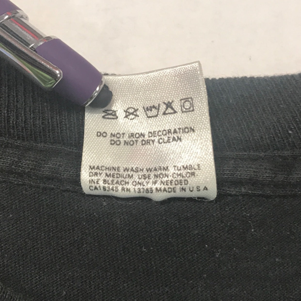 Vintage B and C's Cycle Parlor Gainesville FLA Harley Fruit of the Loom XL Black