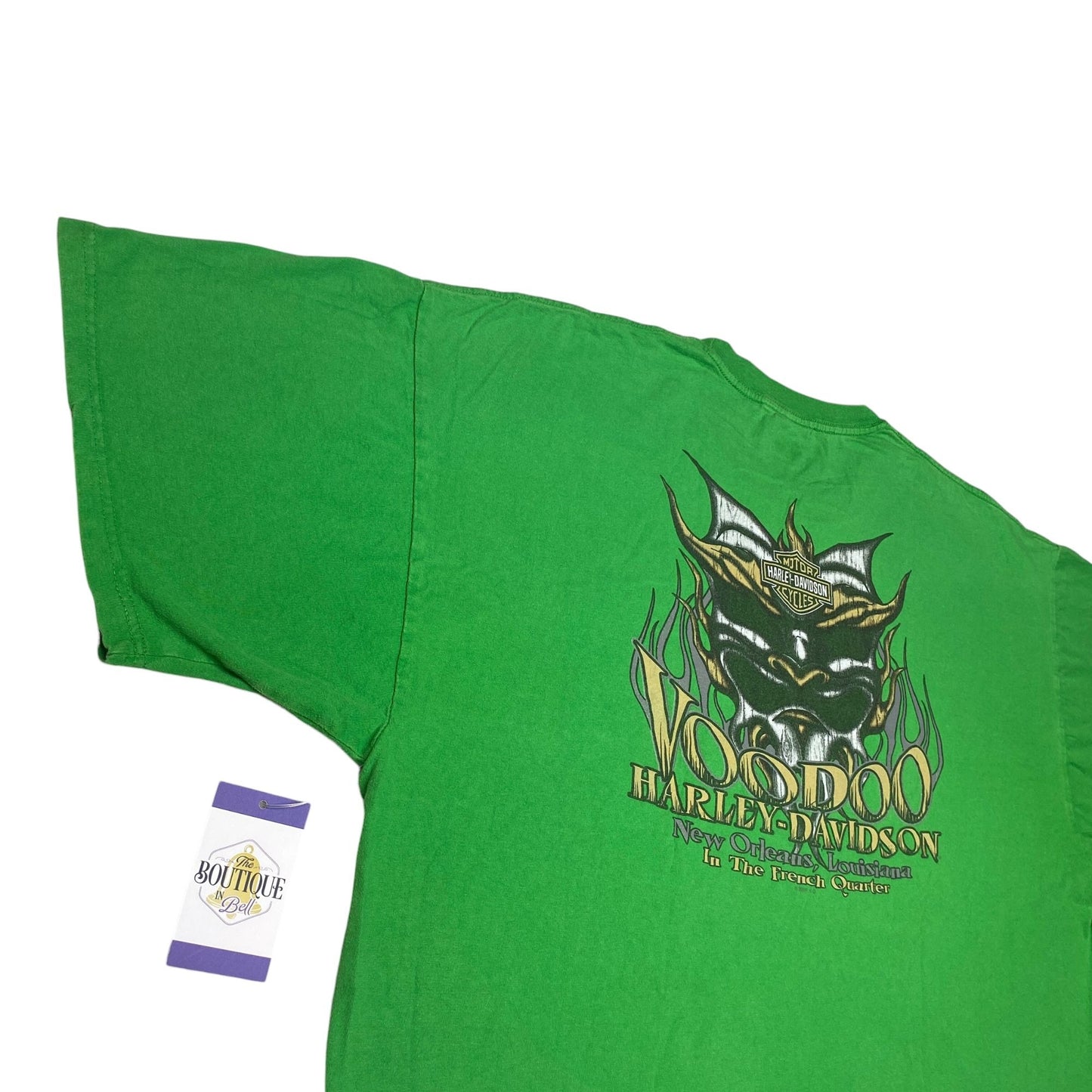 Harley Davidson St Patricks Lucky Ride VooDoo New Orleans 3XL 2013 Green TShirt