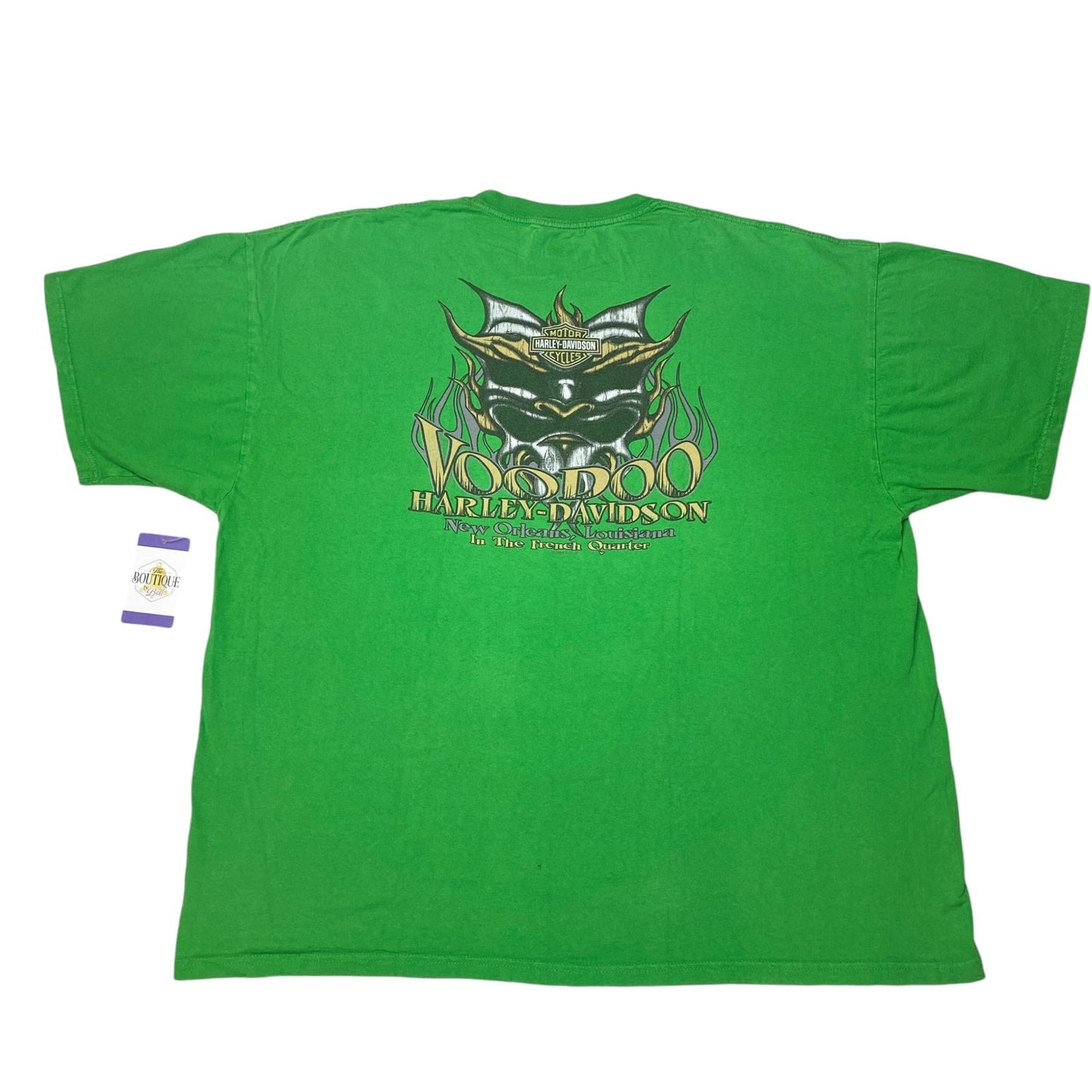 Harley Davidson St Patricks Lucky Ride VooDoo New Orleans 3XL 2013 Green TShirt