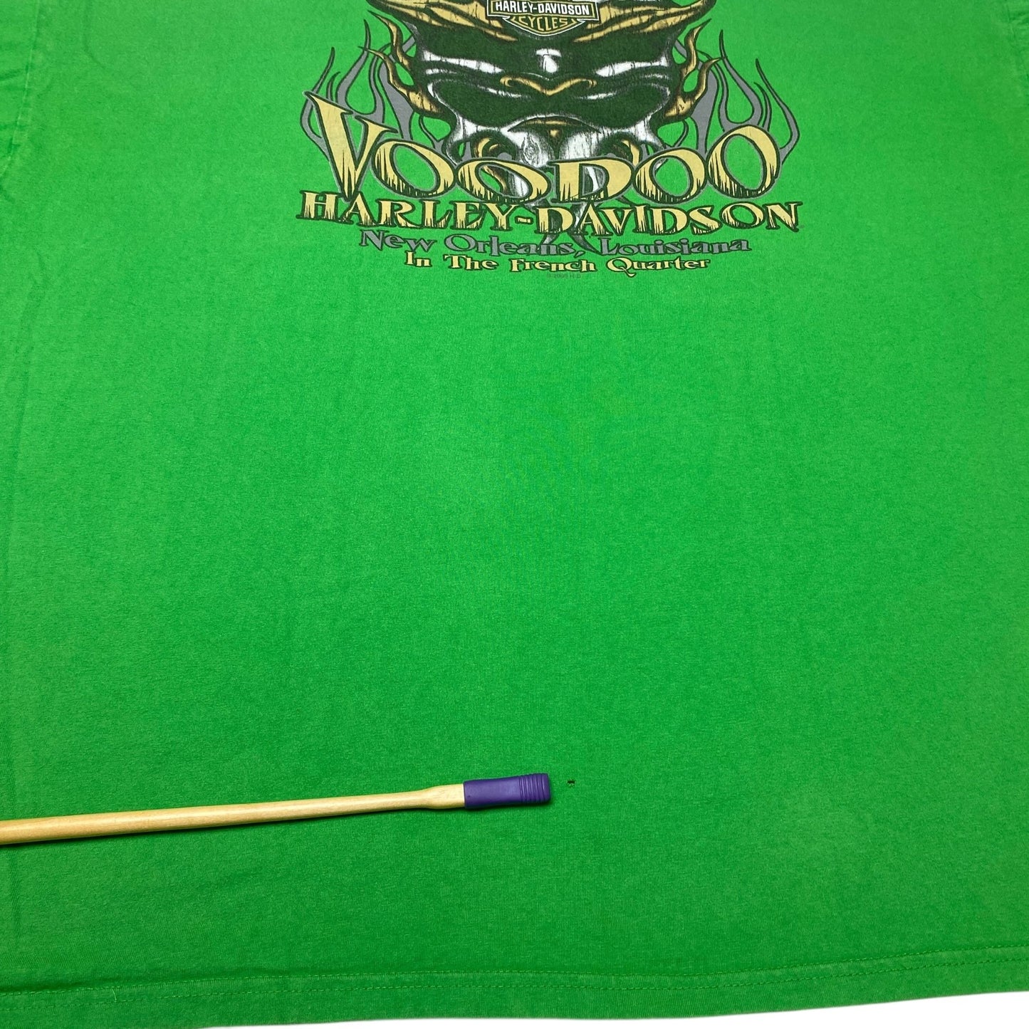 Harley Davidson St Patricks Lucky Ride VooDoo New Orleans 3XL 2013 Green TShirt