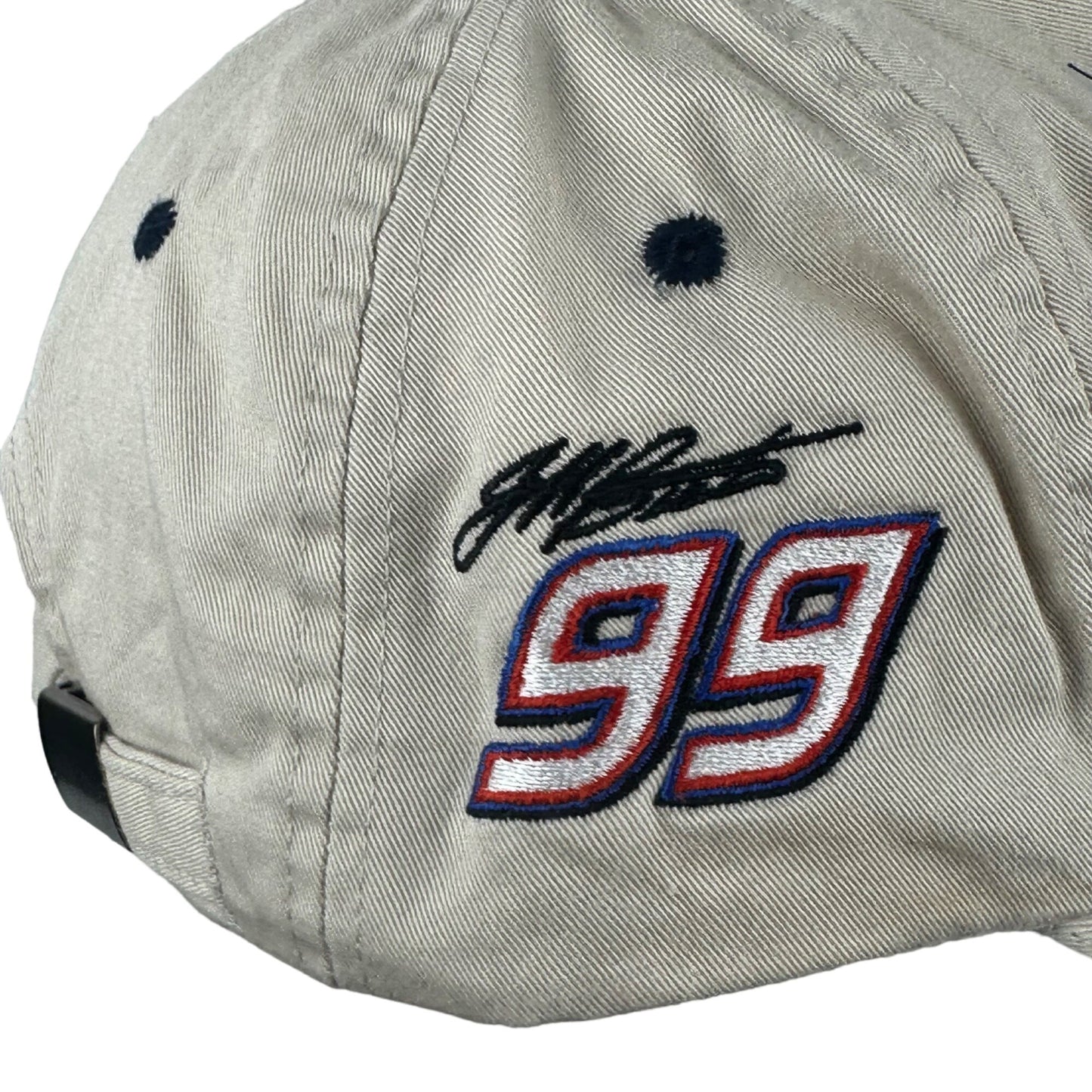 Richard Petty #99 Strapback Baseball Hat Cap Nascar Citgo Supergard Racing White