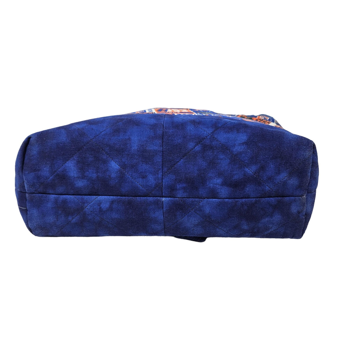 UF University of Florida Gators Quilted Shoulder Tote Bag Orange Blue Handmade