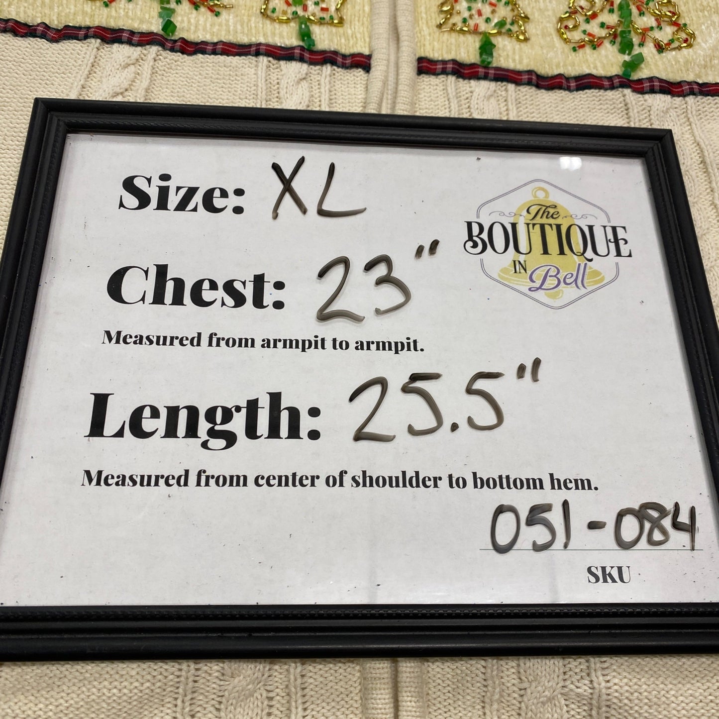 Storybook Knits Christmas Sweater Beaded XL Ivory Full Zip Holidaycore Granny