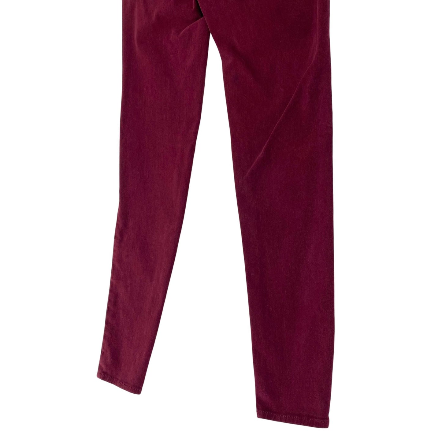 American Eagle Outfitters Womens 2 Burgundy Red 360 Super Stretch Jeggings