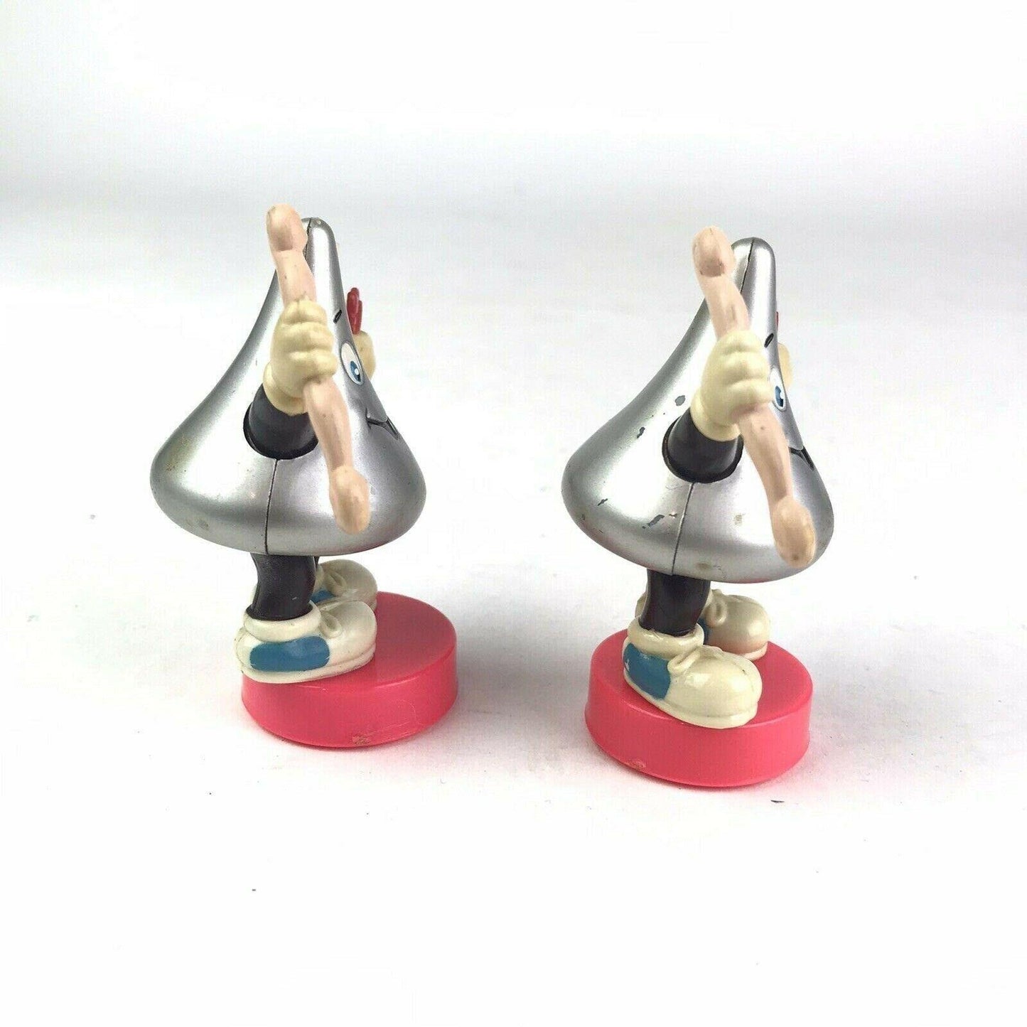 Vintage Hershey Kiss Figurine Stamp Cupid Valentine Candy Topper 1998 Lot of 2