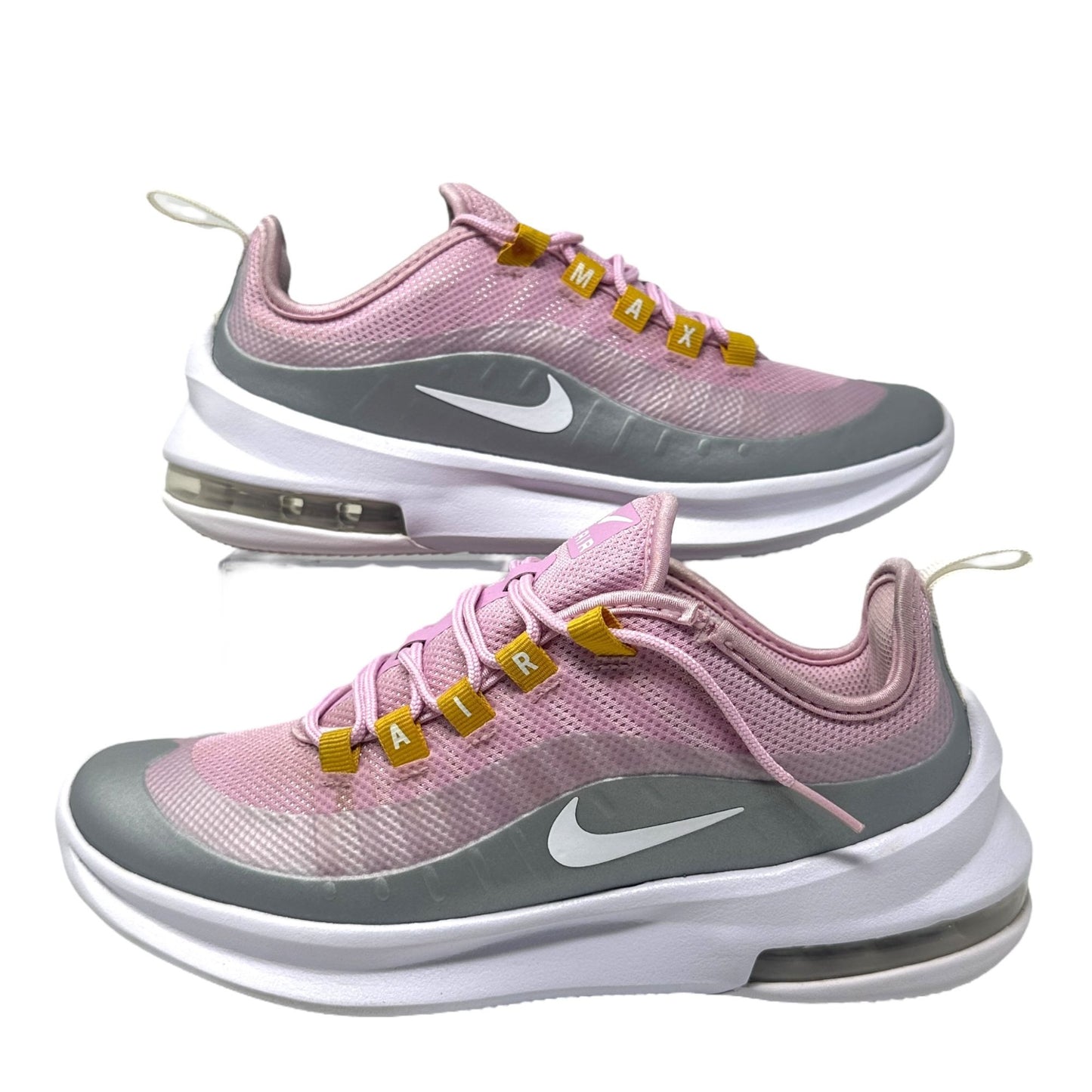 Nike Girls 5Y Air Max Axis Pink Gray Running Shoes Athletic Sneakers AH5222-604