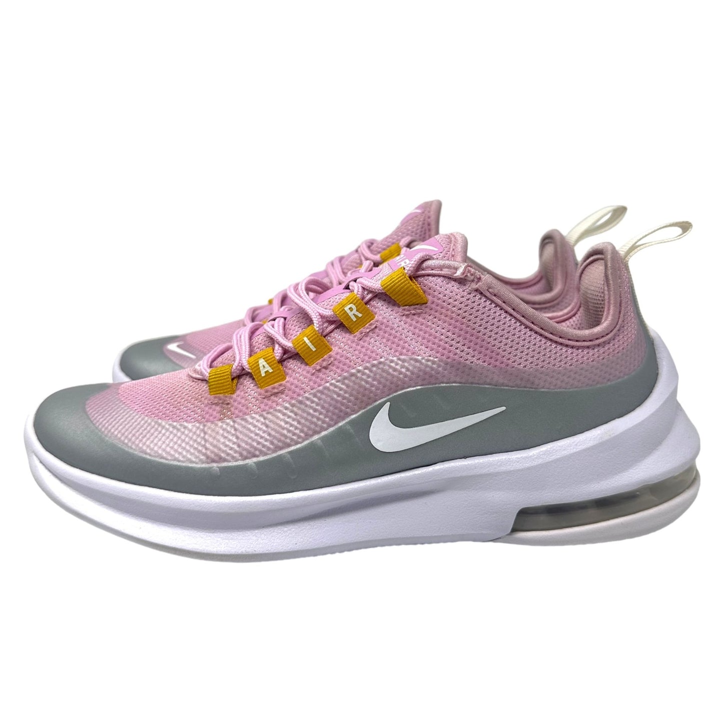 Nike Girls 5Y Air Max Axis Pink Gray Running Shoes Athletic Sneakers AH5222-604