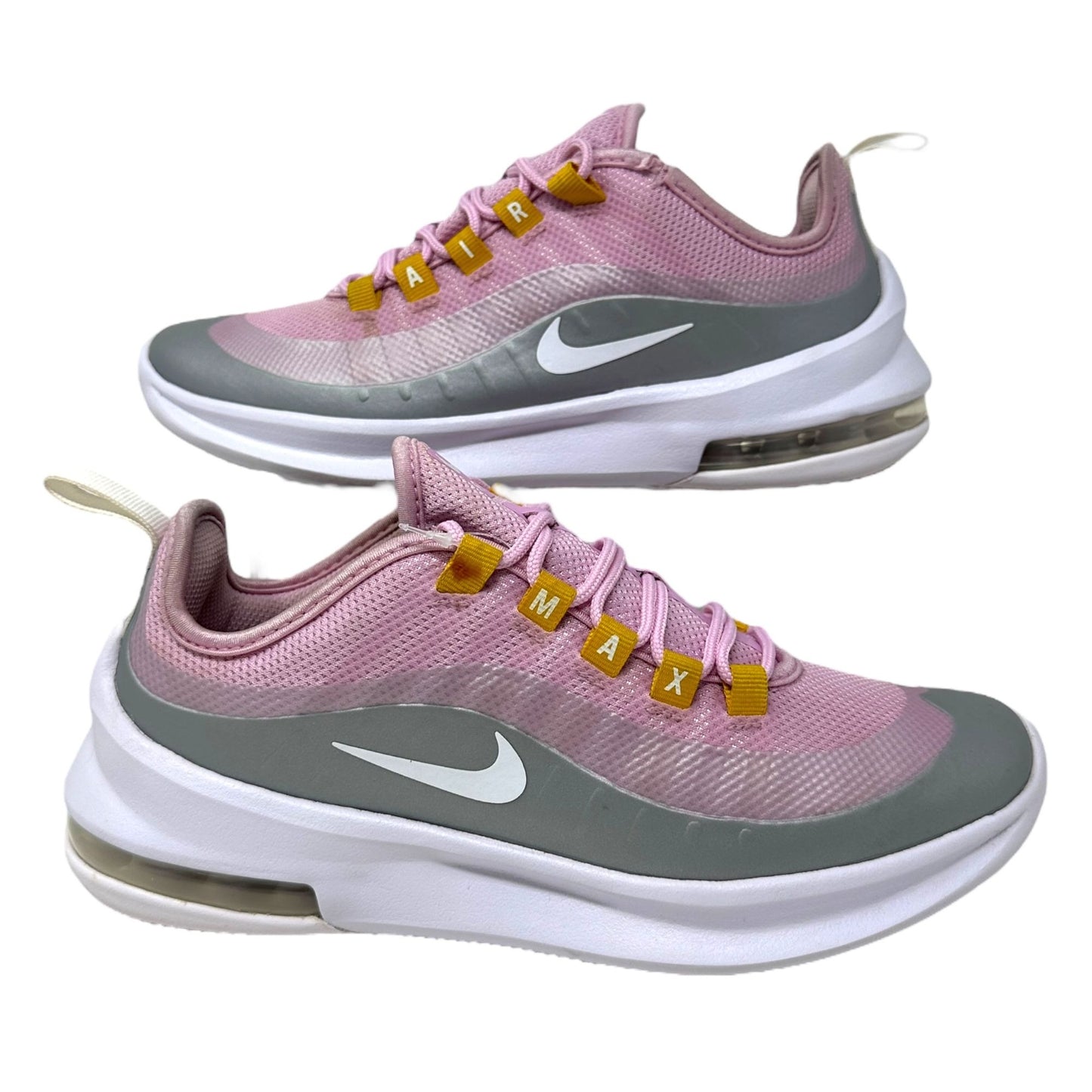 Nike Girls 5Y Air Max Axis Pink Gray Running Shoes Athletic Sneakers AH5222-604